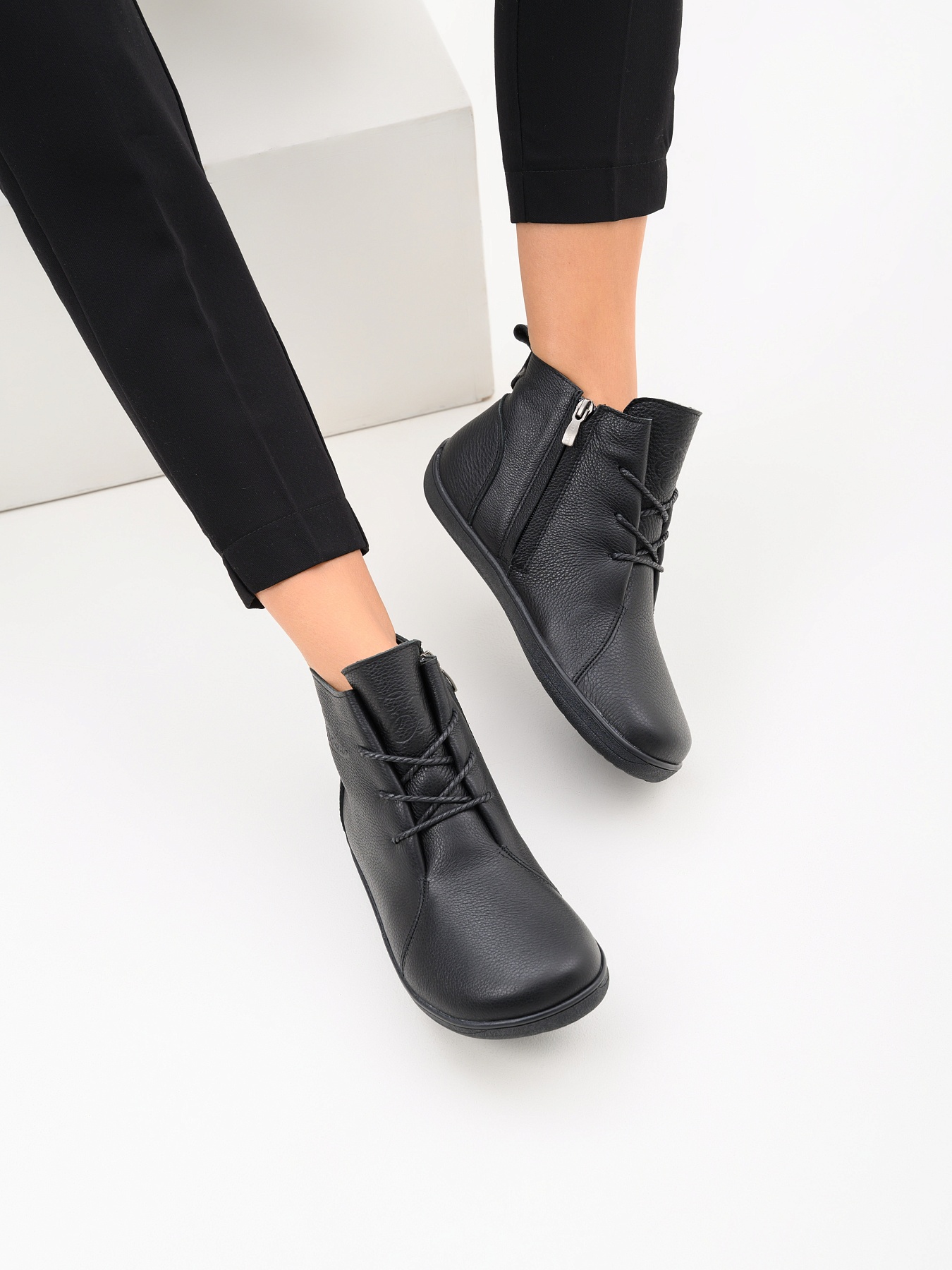 картинка Босоногие ботинки  ED'ART 352.NATA'bl.Черный флоттер от интернет магазина