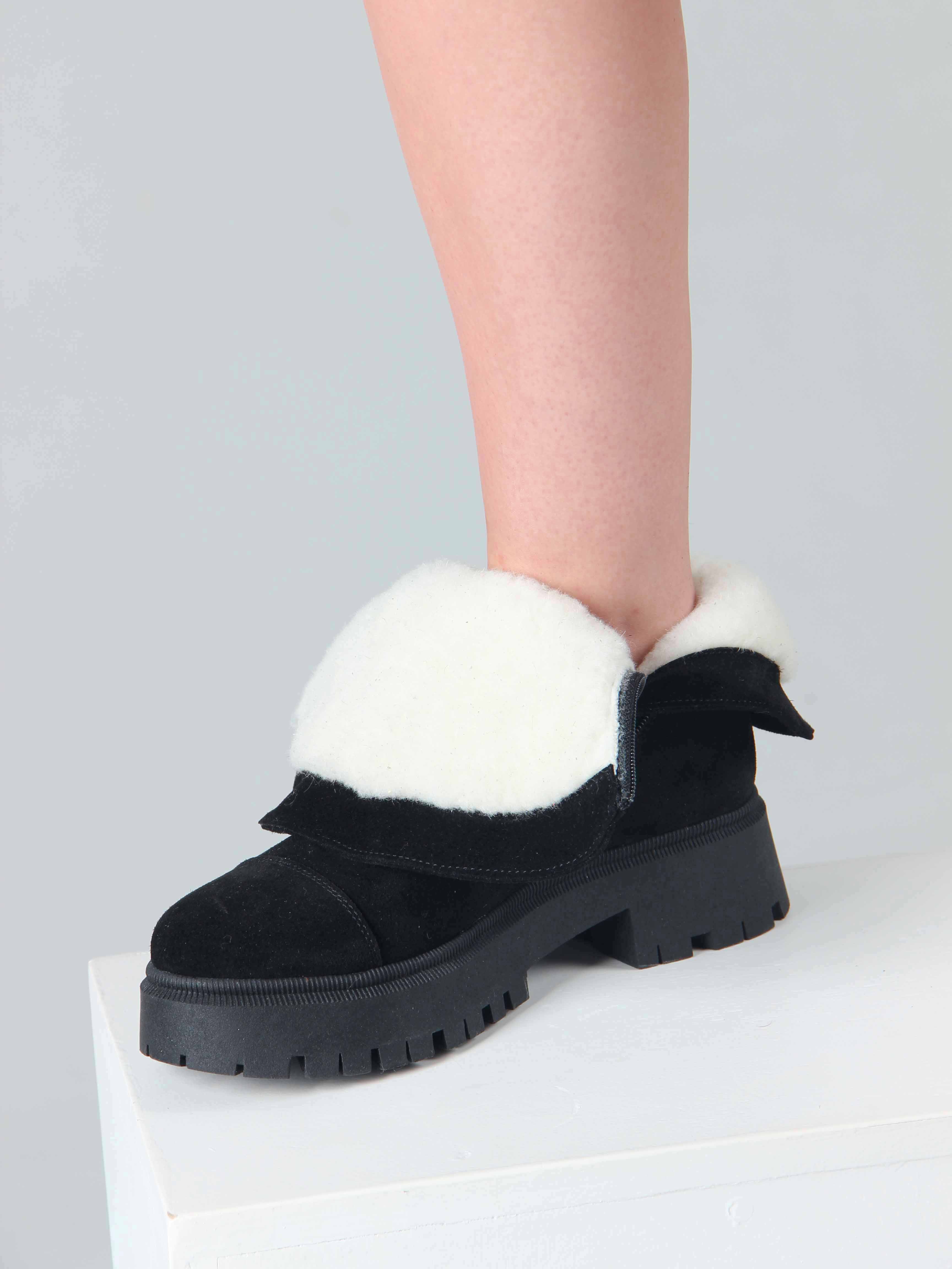 картинка Ботинки ED'ART 233.2094'bl. черный замша от интернет магазина