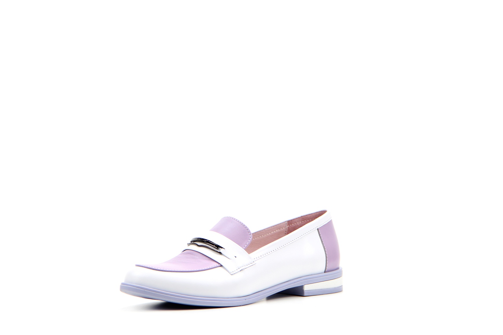картинка Лоферы туфли ED'ART 117.madonna'l.white-lilac от интернет магазина