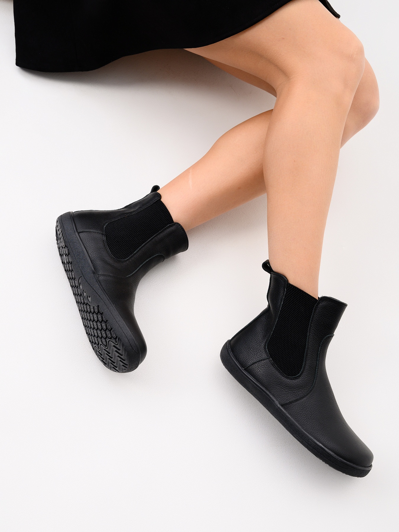 картинка Челси босоногие ED'ART 366.NATA'bl.Черный флоттер от интернет магазина