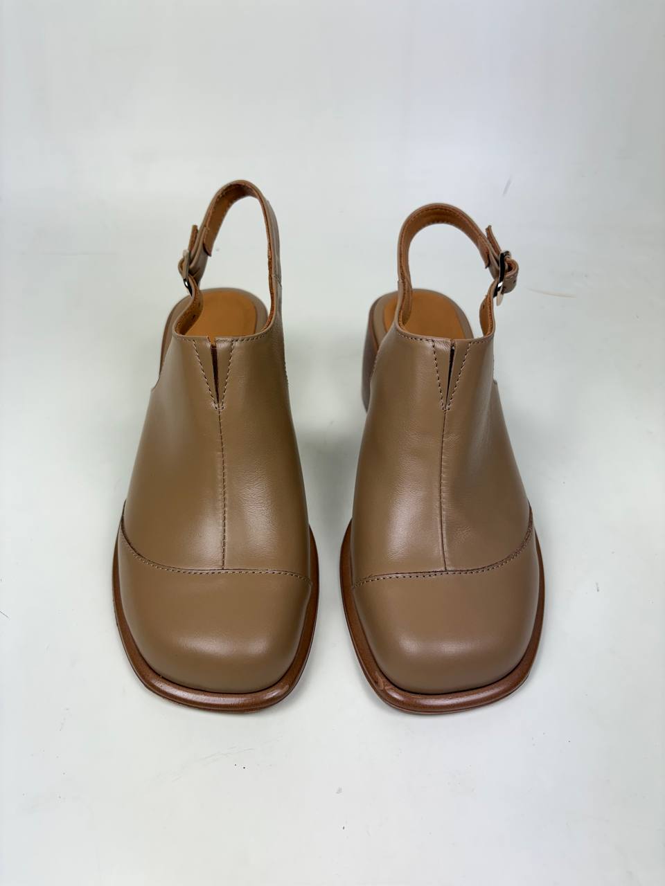 картинка Босоножки ED'ART 5133.23663'be. Круассан майами+коричневый уценка от интернет магазина