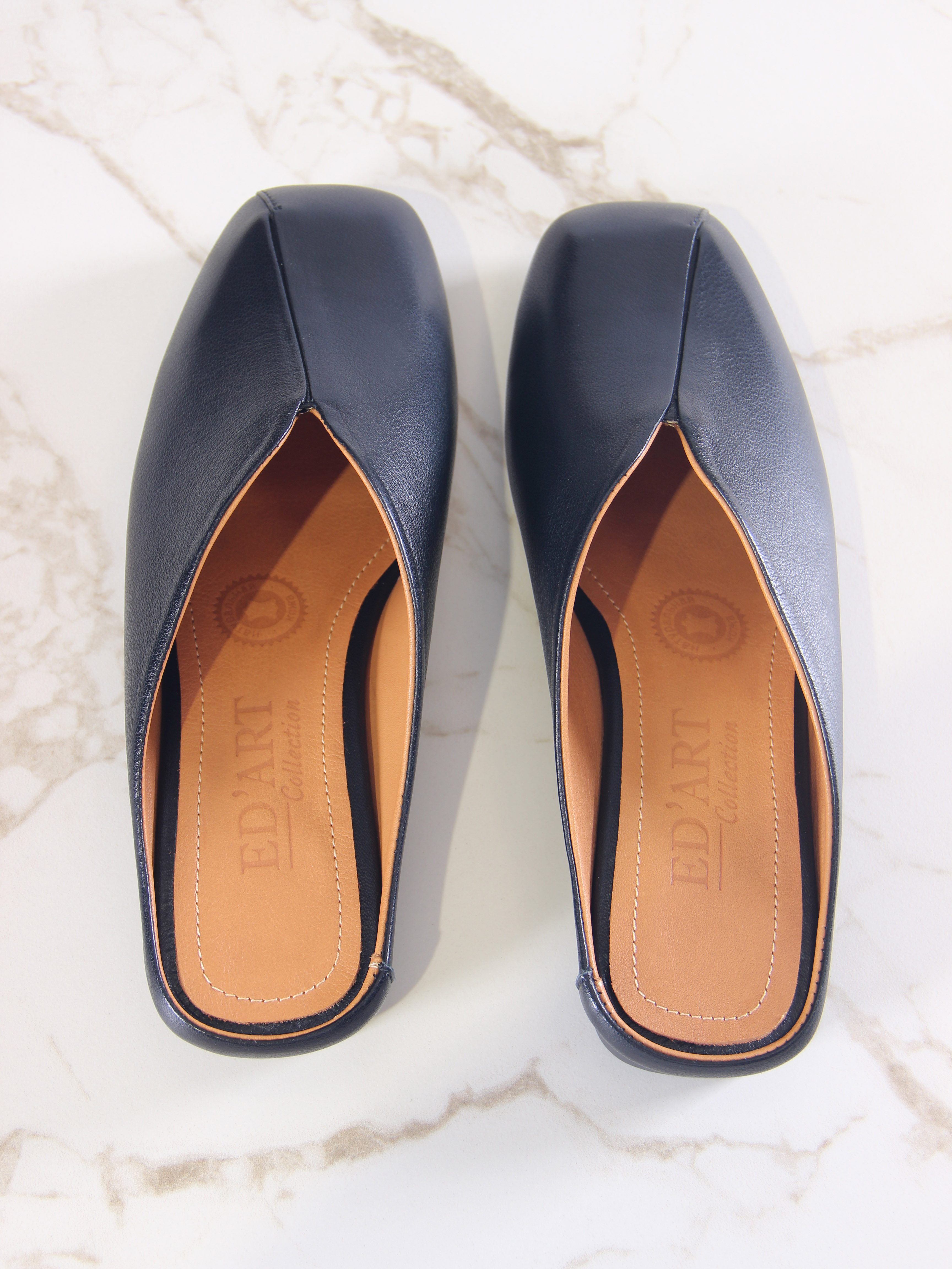 картинка Мюли ED'ART 1007.тунит205'bl. Черный стар от интернет магазина