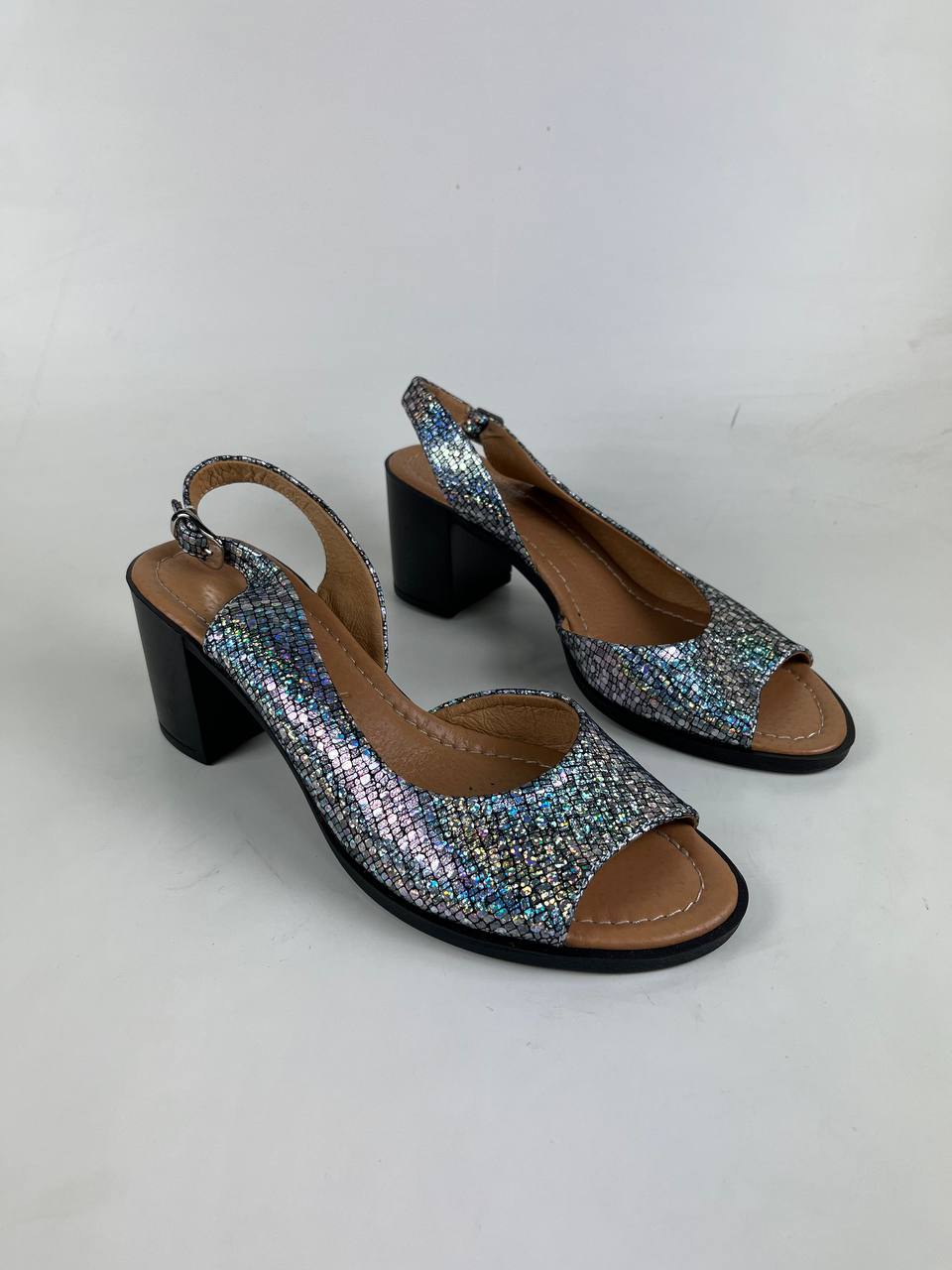 картинка Босоножки ED'ART 6010.624'bl. серебро энгерек  R от интернет магазина