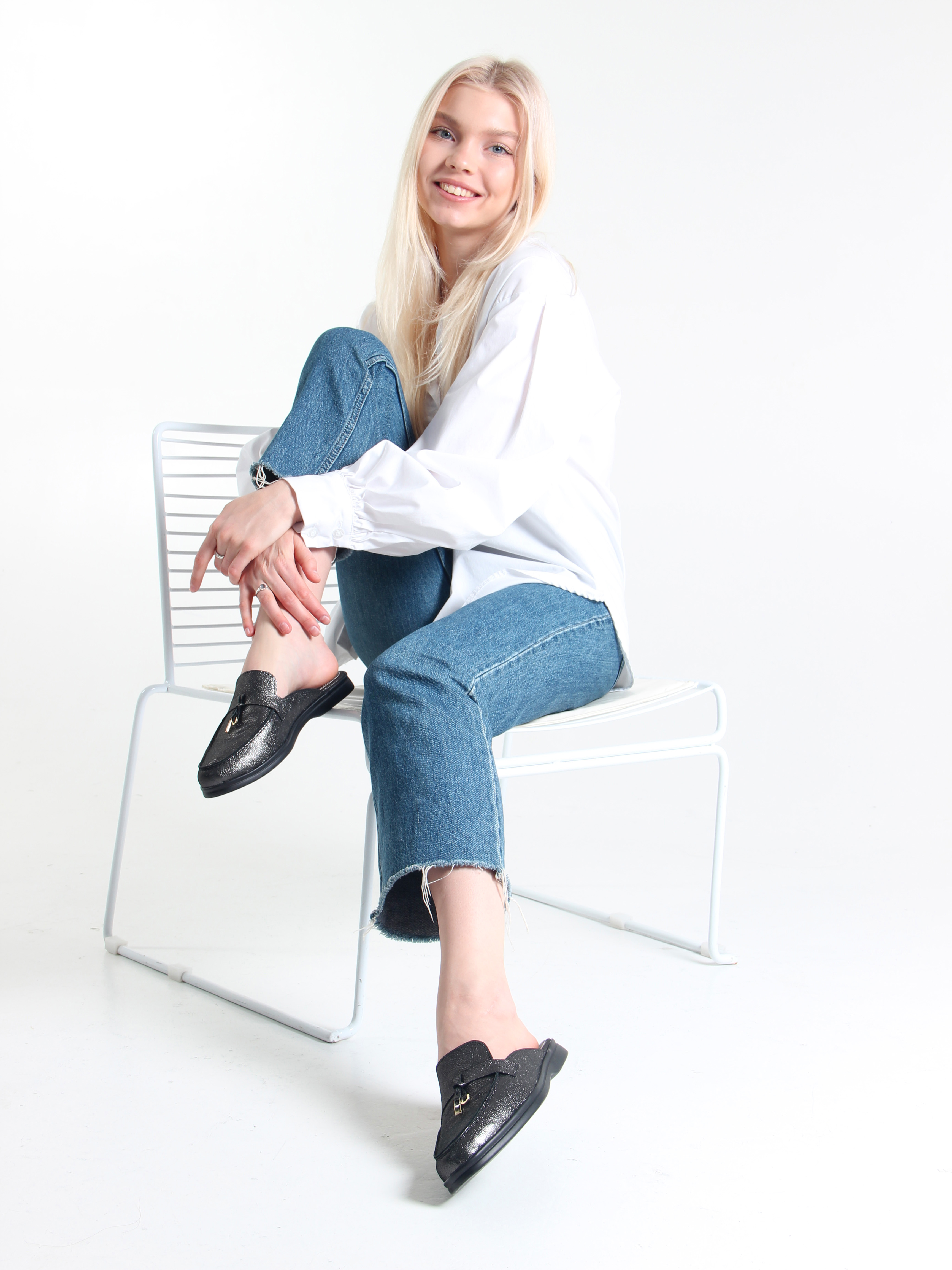 картинка Мюли ED'ART 1070.2614'bl. черный астана от интернет магазина