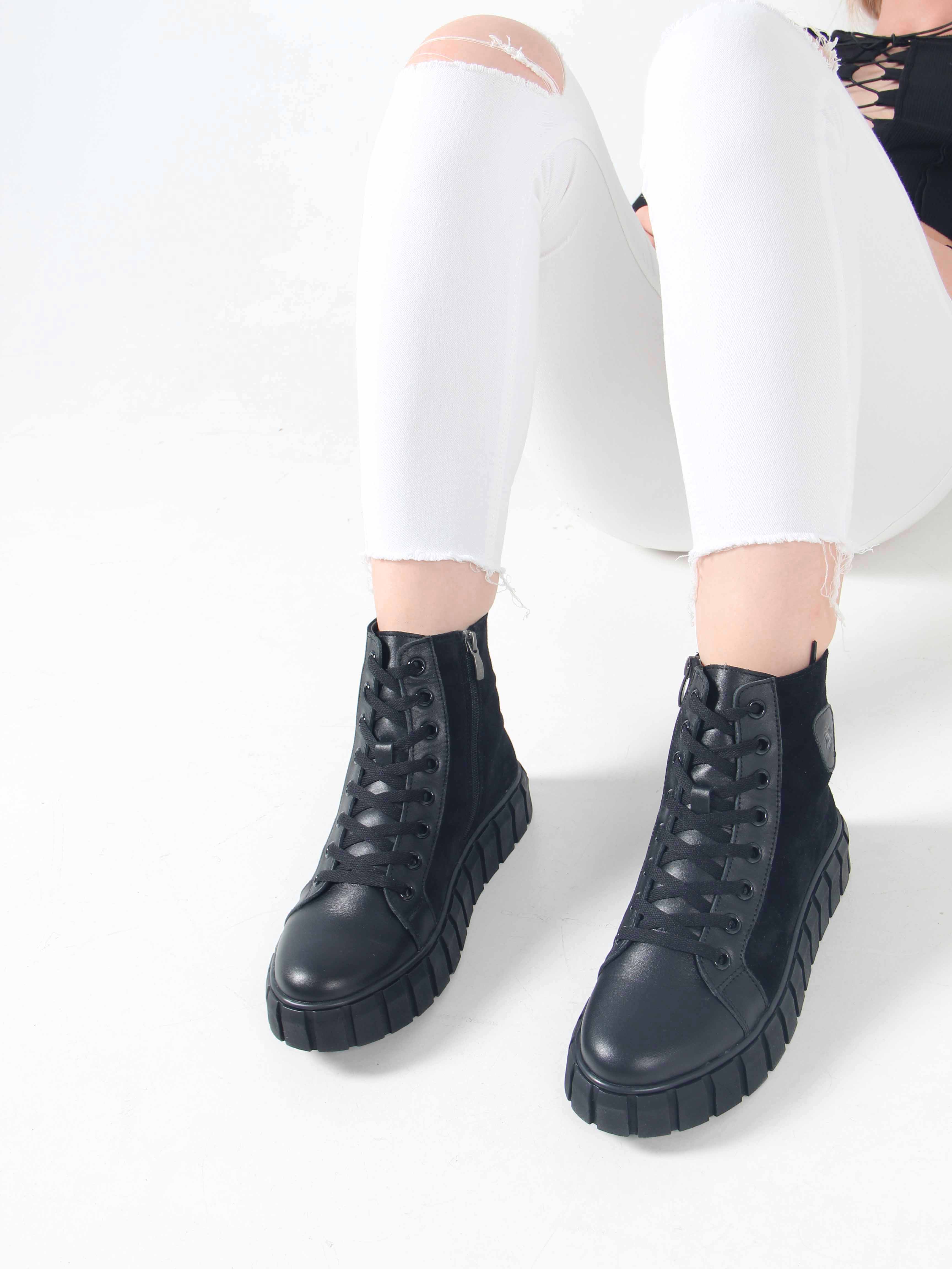 картинка Ботинки ED'ART 214.1918'bl.Black.w от интернет магазина