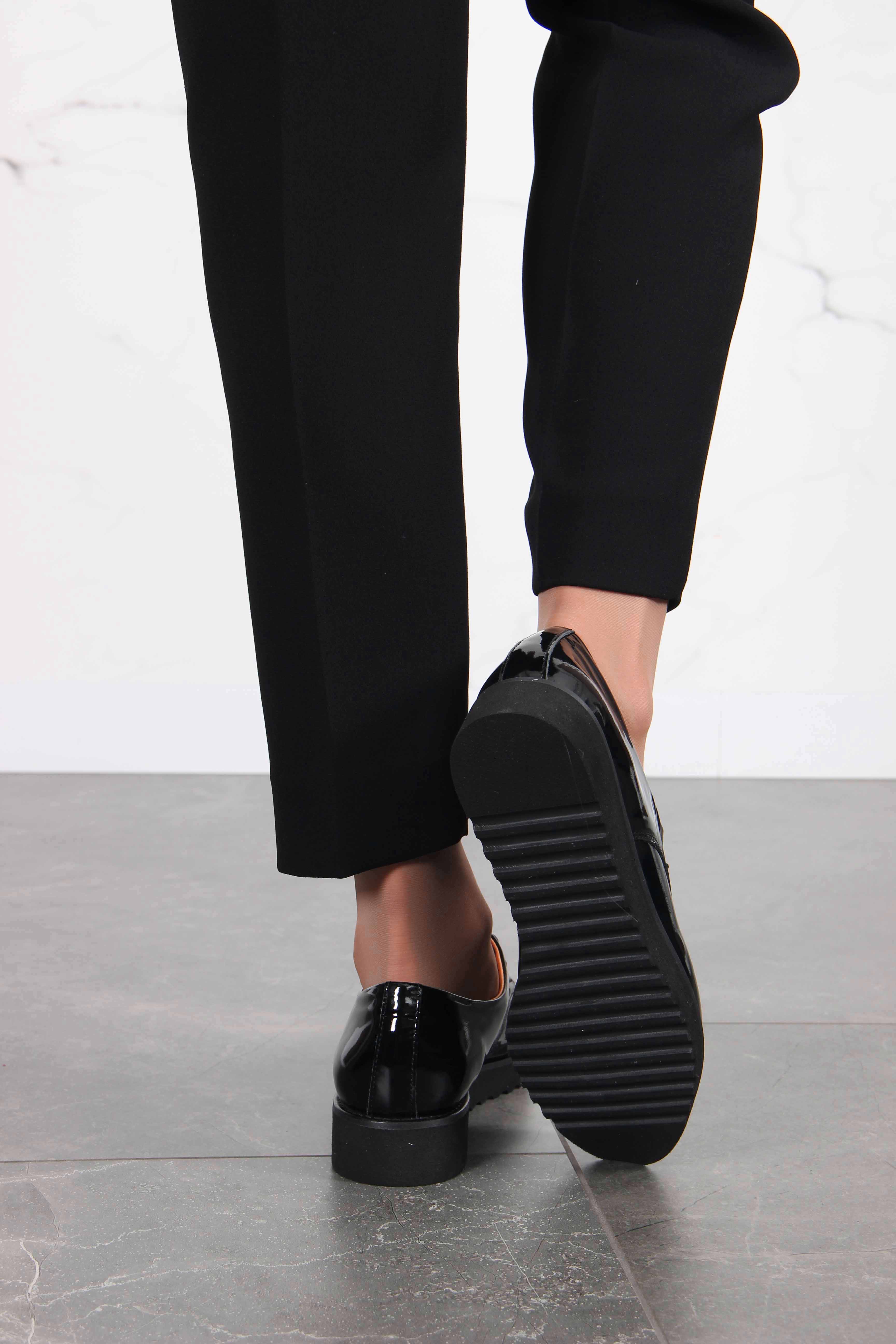 картинка Туфли полуботинки ED'ART 102.man'bl. Черный-лак от интернет магазина