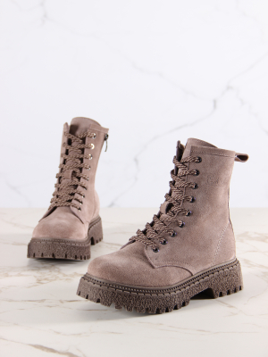 Ботинки ED'ART 327.22511'br.Капучино замша