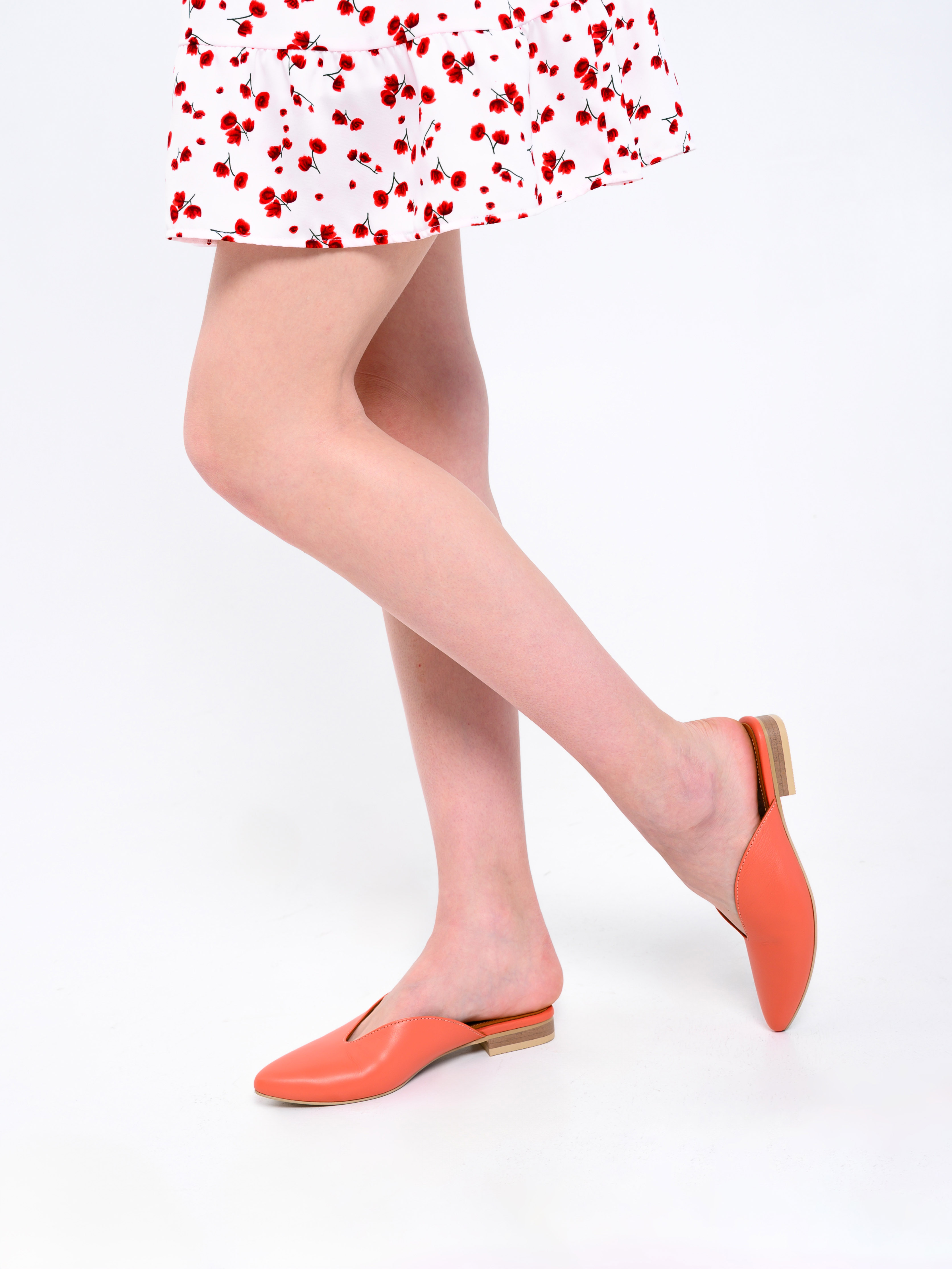 картинка Мюли ED'ART 1001.34104'be. Коралл от интернет магазина