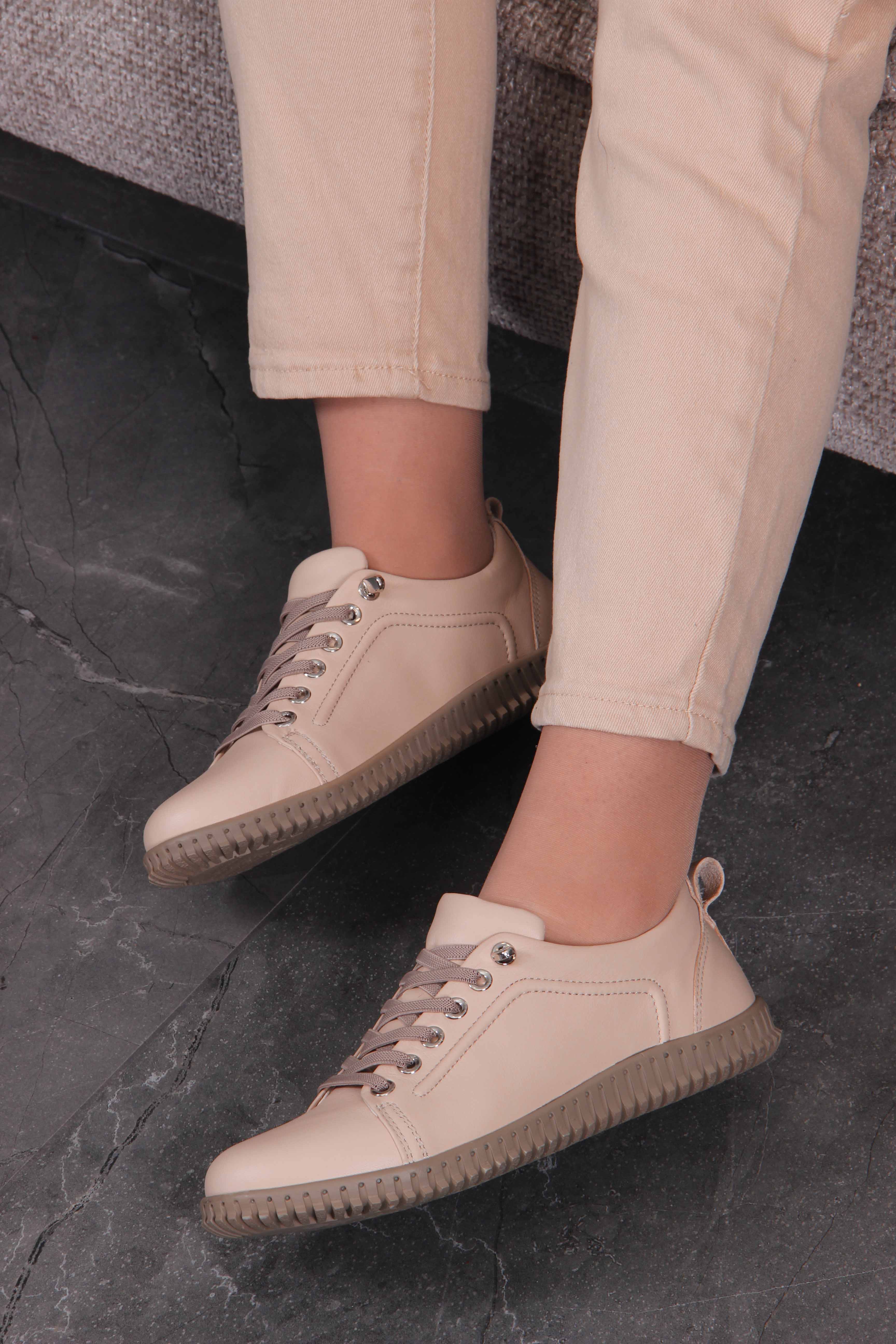 картинка Кеды ED'ART 158.8000'be. Бежевый от интернет магазина