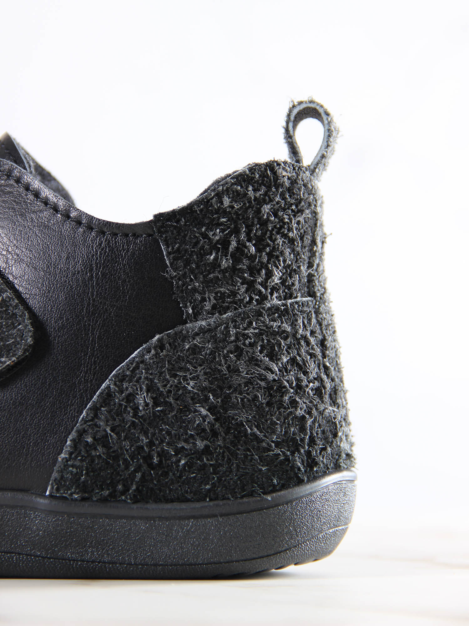 картинка Босоногие ботинки  ED'ART 206.NATA'bl.Черная кожа+черный джангл от интернет магазина