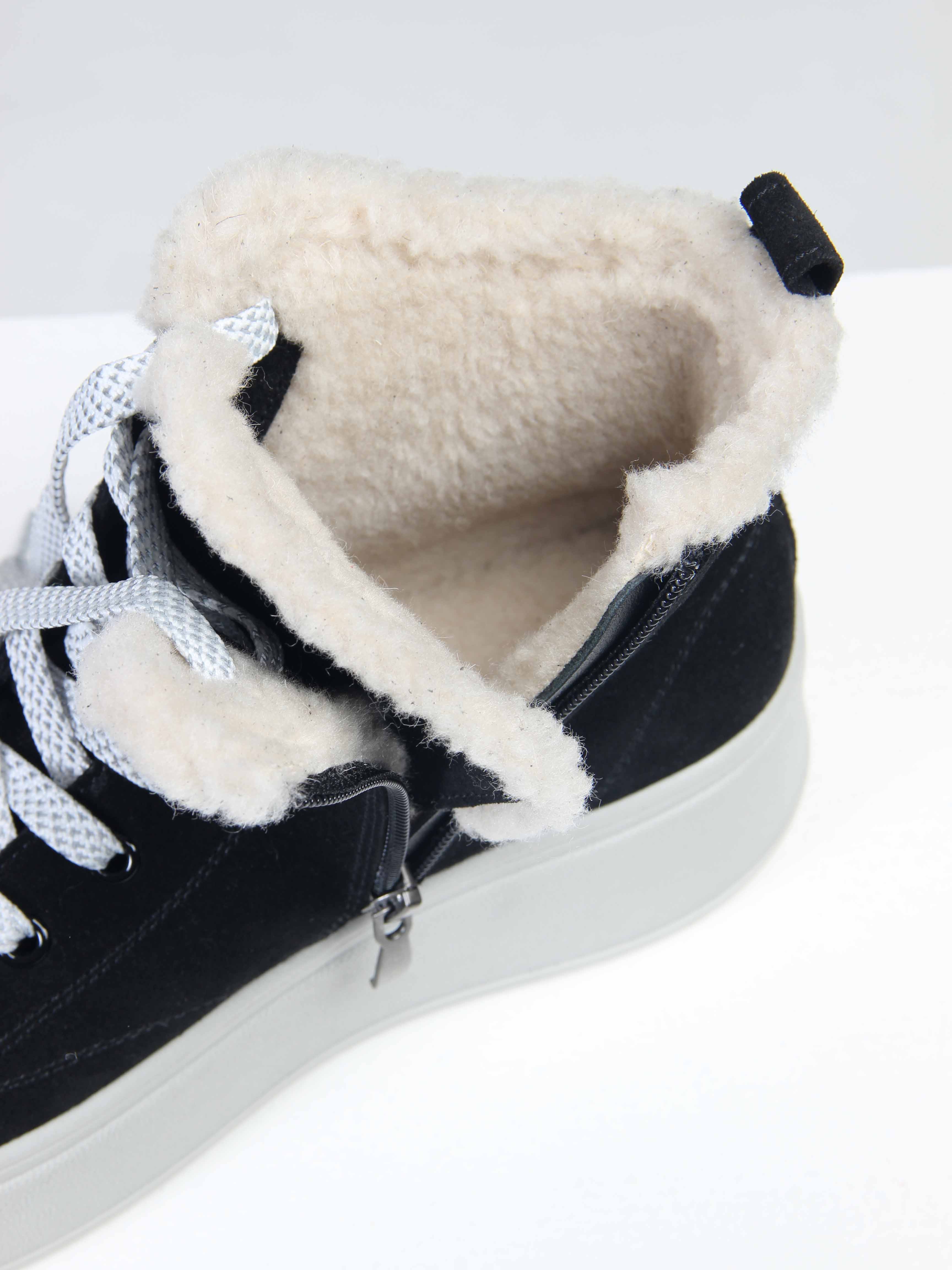 картинка Ботинки ED'ART 217.ALTA'gr. черный замша от интернет магазина