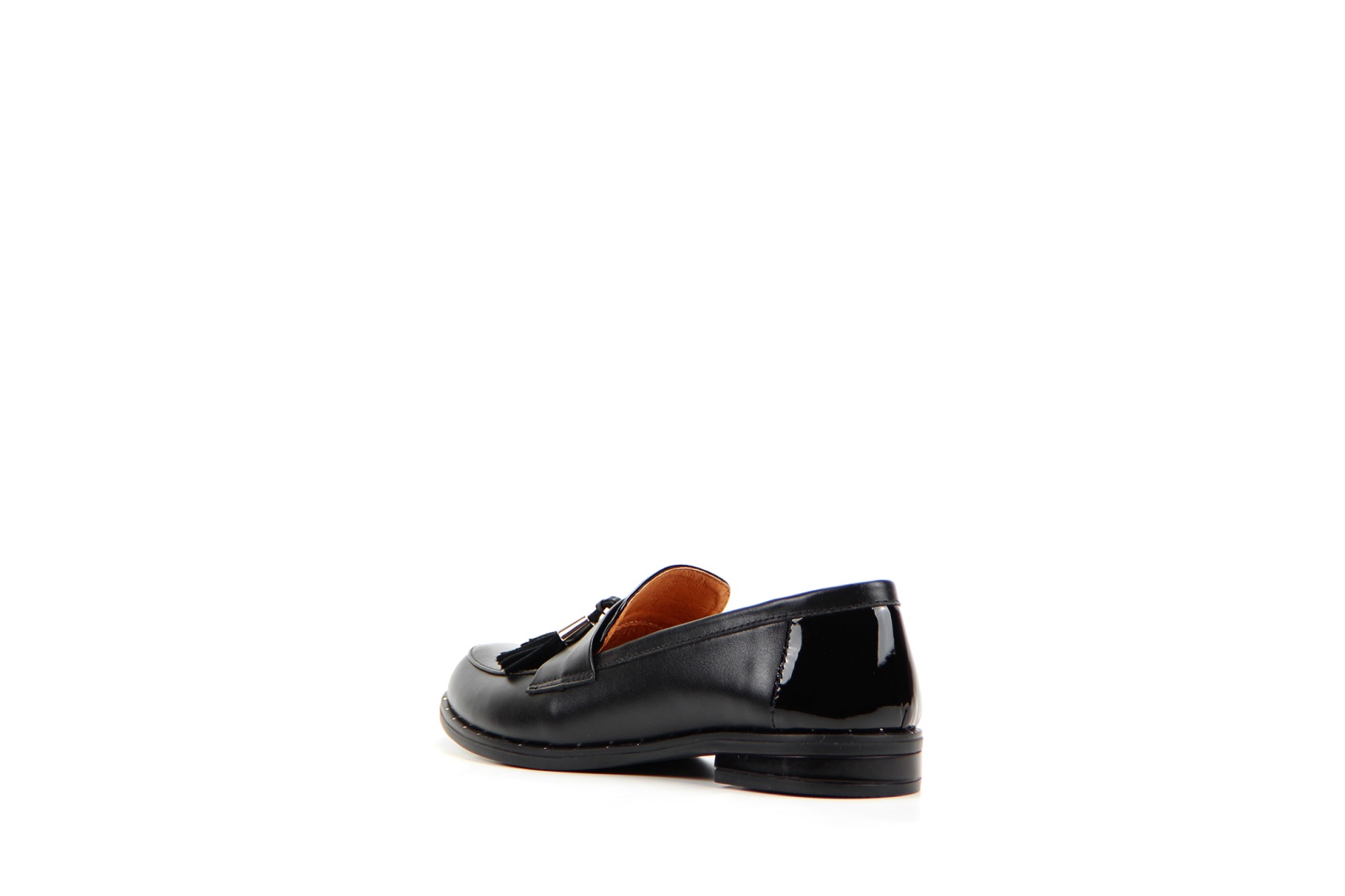 картинка Лоферы ED'ART 117.madonna'9g.black+laq от интернет магазина