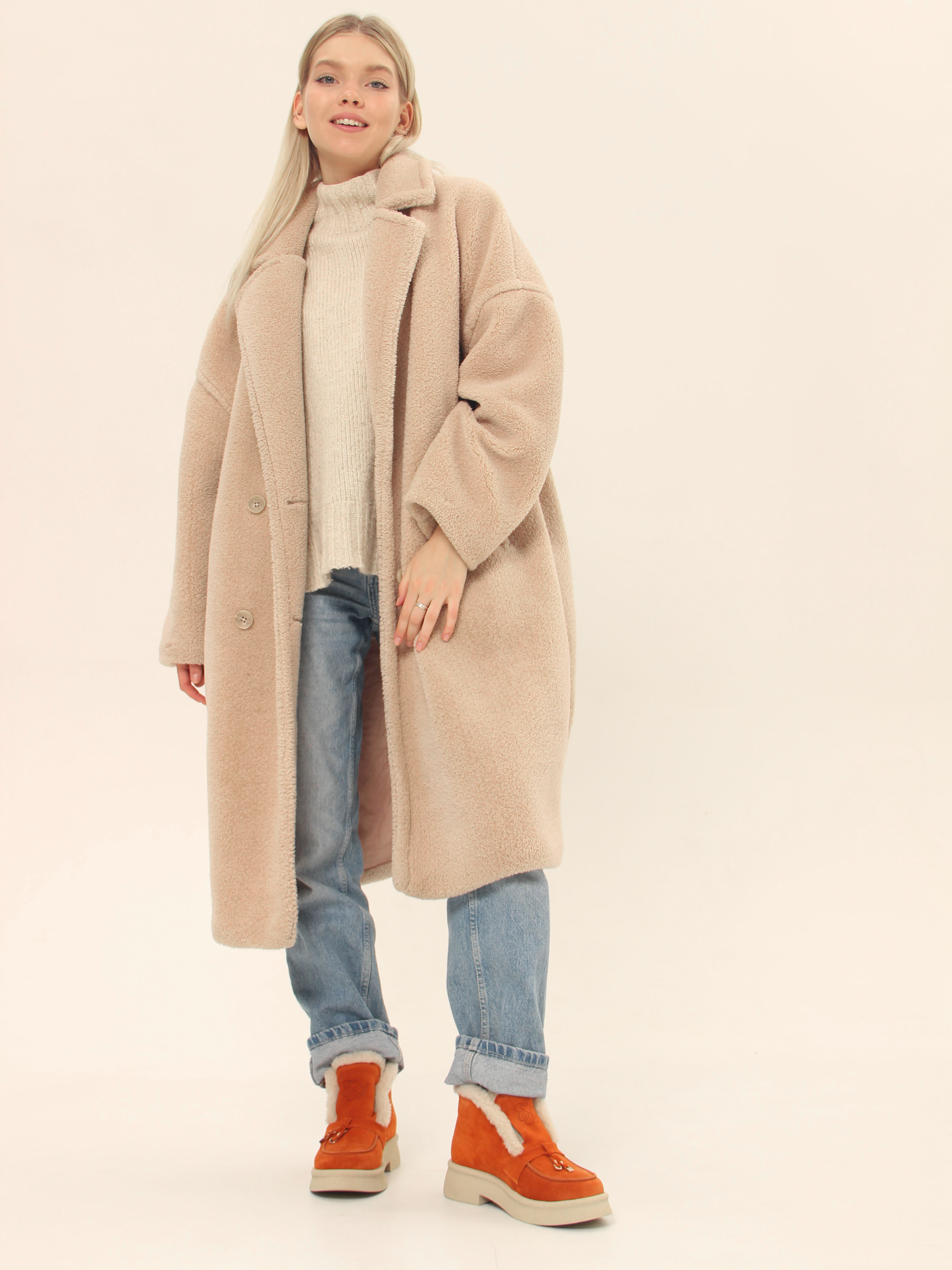 картинка Ботинки ED'ART 307.florida 'be.мандарин замша от интернет магазина