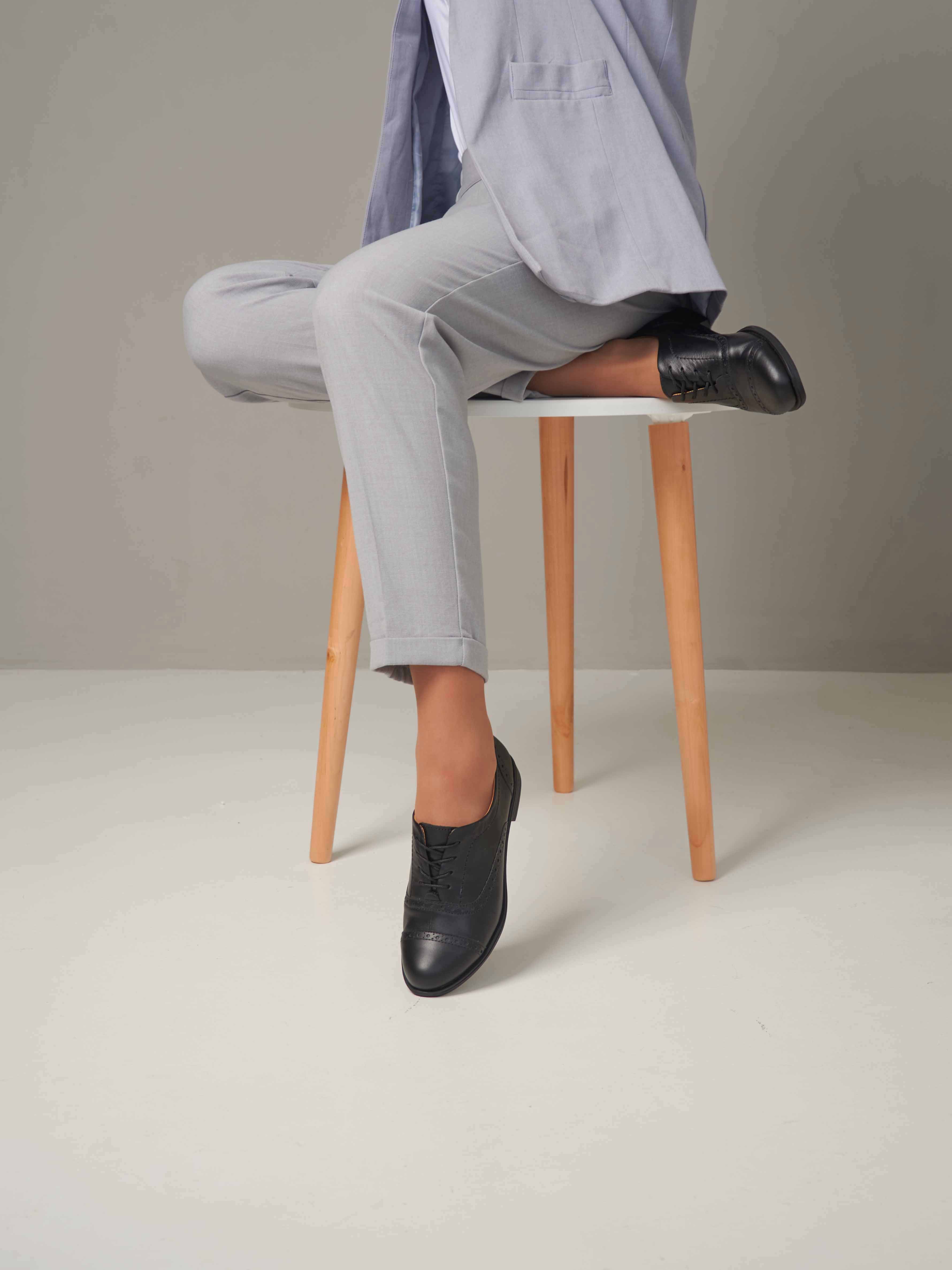 картинка Туфли полуботинки ED'ART 101.madonna'bl. Черный от интернет магазина