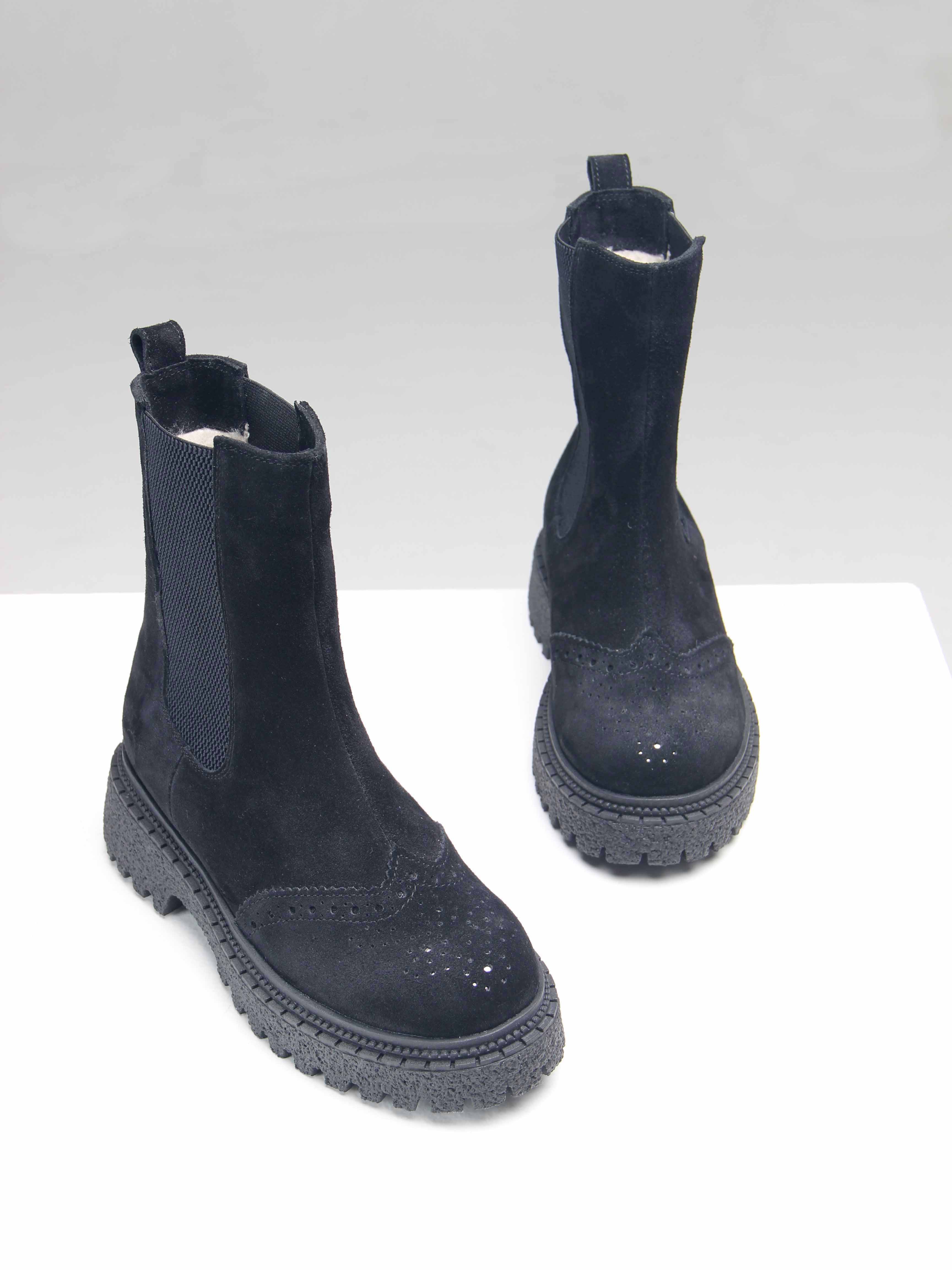 картинка Челси 360.P.asteria.bl черный замша от интернет магазина