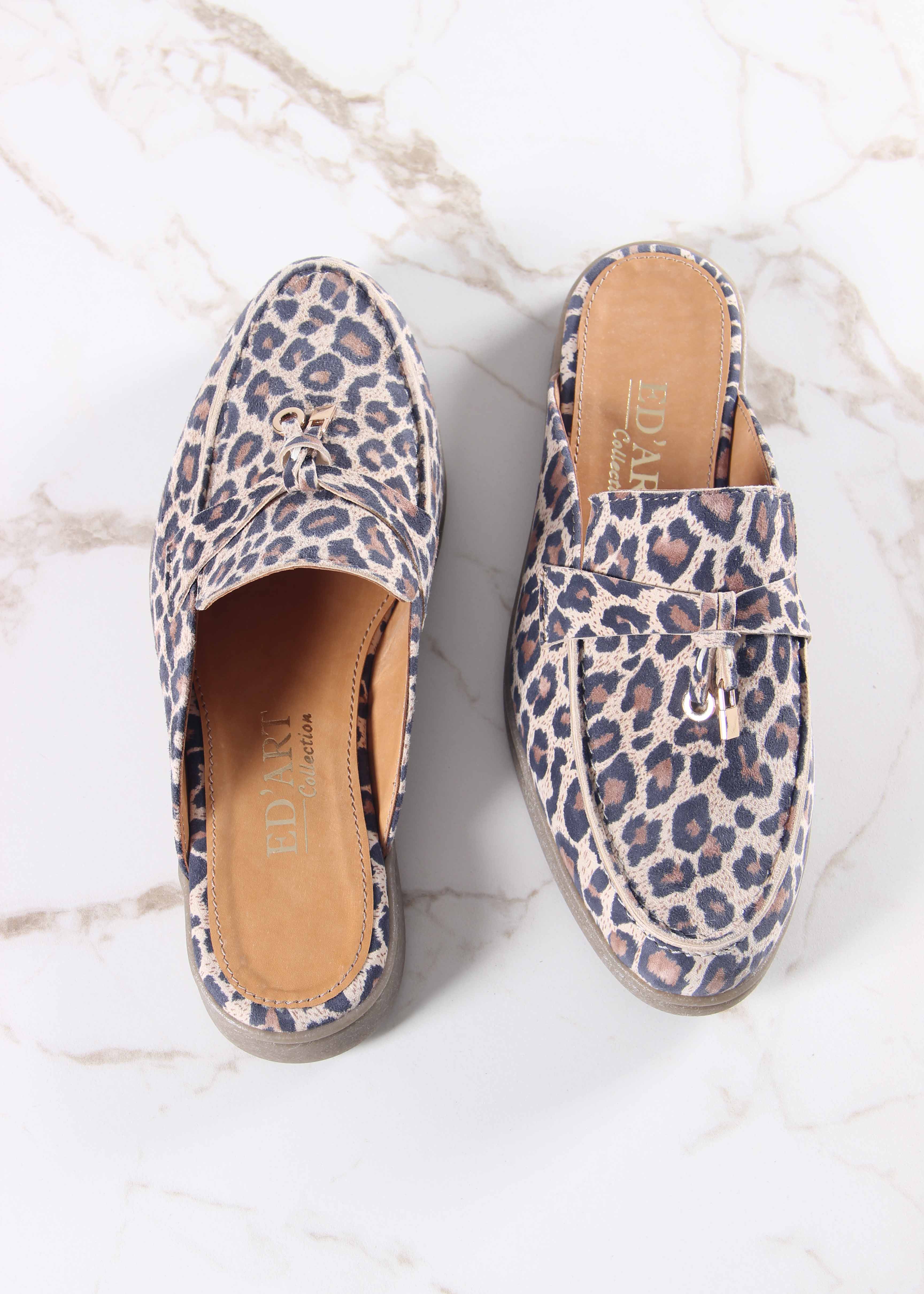 картинка Мюли ED'ART 1070.2614'be. бежевый леопард от интернет магазина