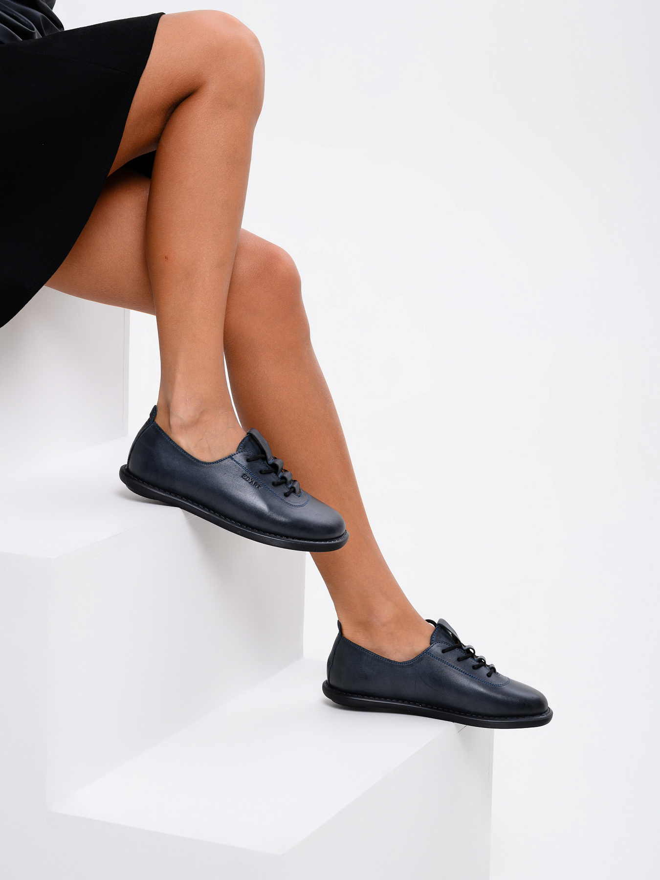 картинка Туфли ED'ART 107.ОКСЕ'bl. Вакса черная от интернет магазина