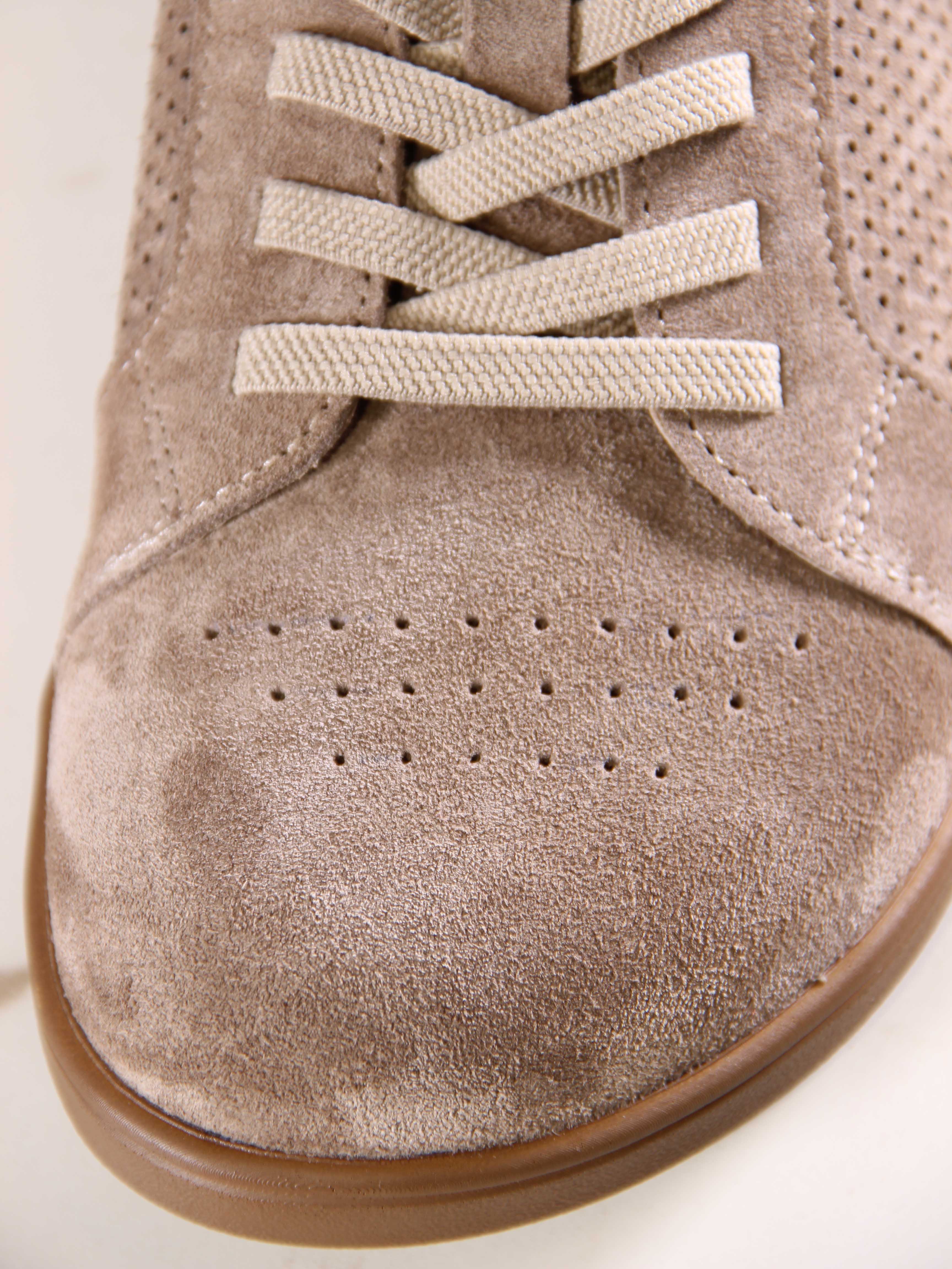 картинка Кеды босоногие ED'ART 164.Р.асти'br.Велюр санд от интернет магазина