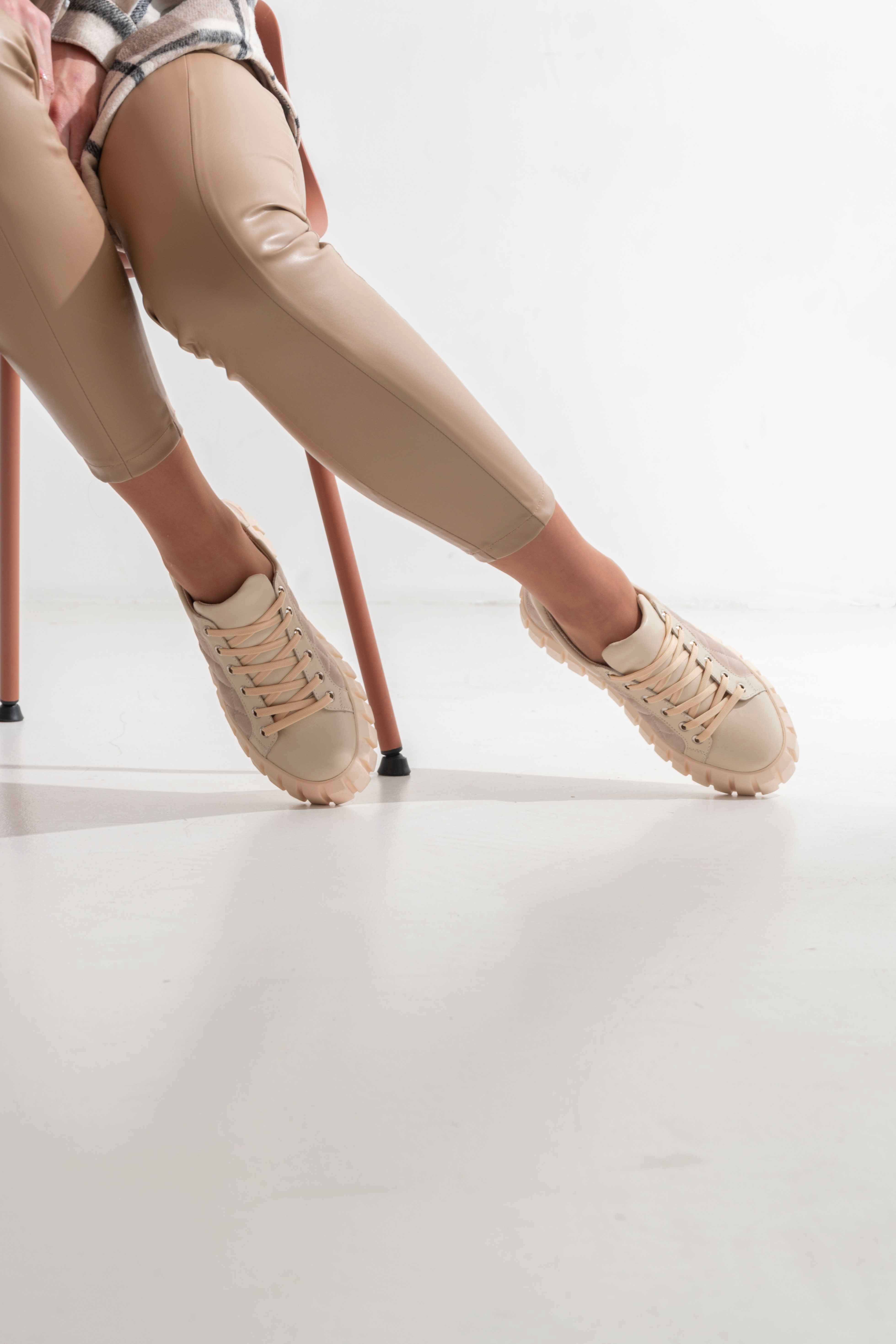 картинка Кеды ED'ART 146.91505'pu.Бежевый от интернет магазина