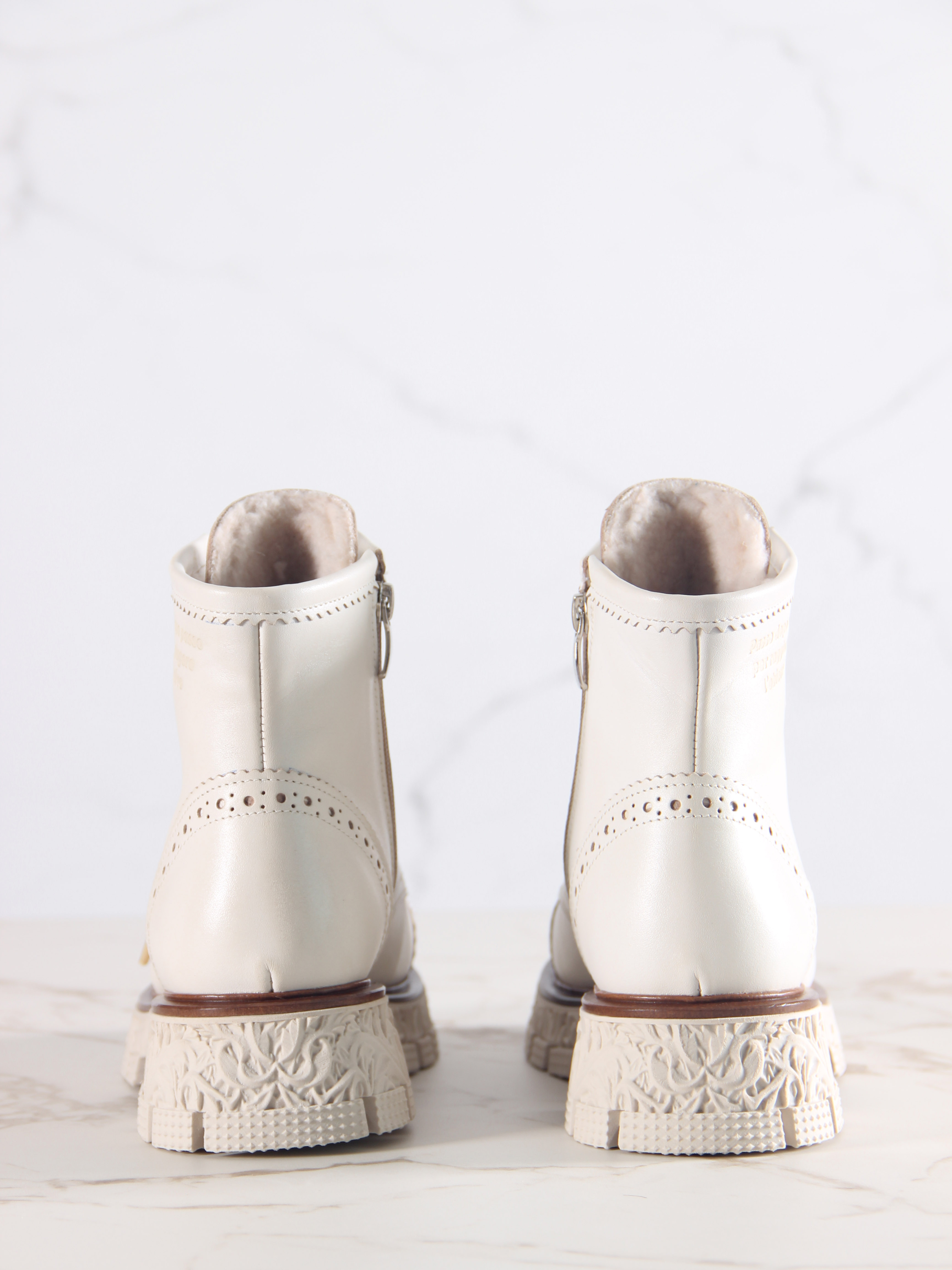 картинка Ботинки ED'ART 319.PODYUM141'w. Вакса белая от интернет магазина