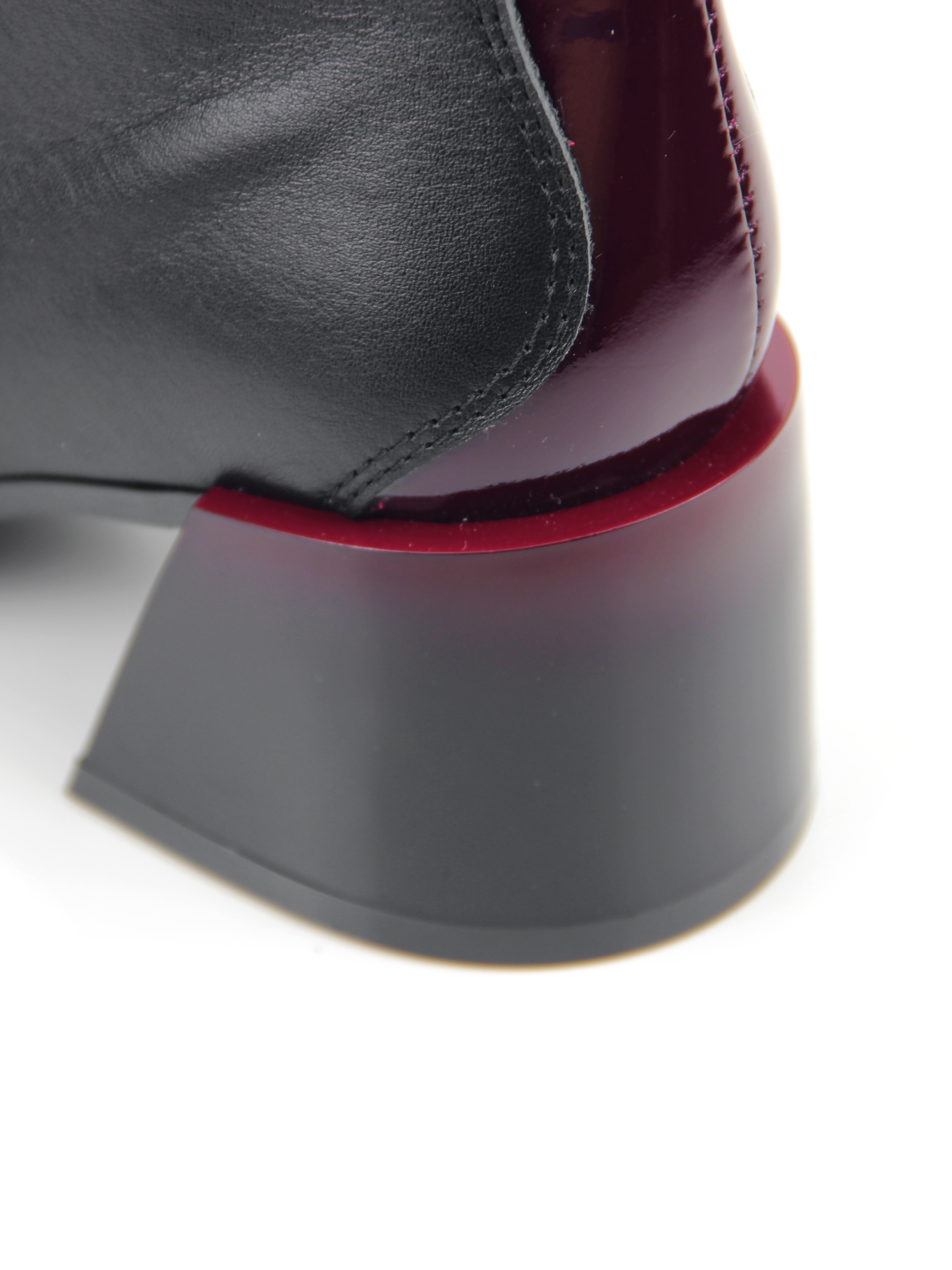 картинка Ботильоны ED'ART 533.Janet'br. черный бордо  R от интернет магазина