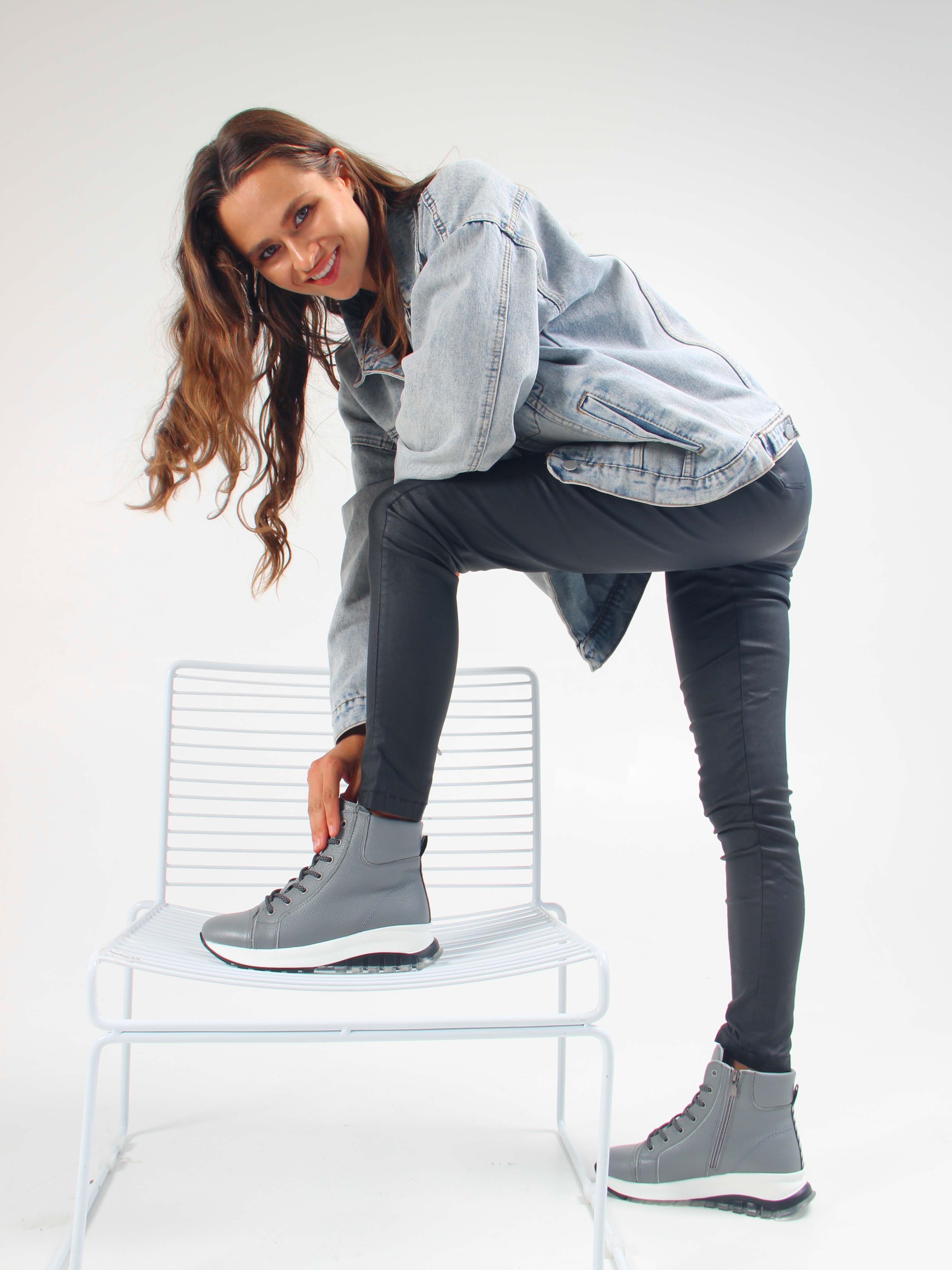 картинка Ботинки ED'ART 311.AVATAR'bl. Серый макс от интернет магазина