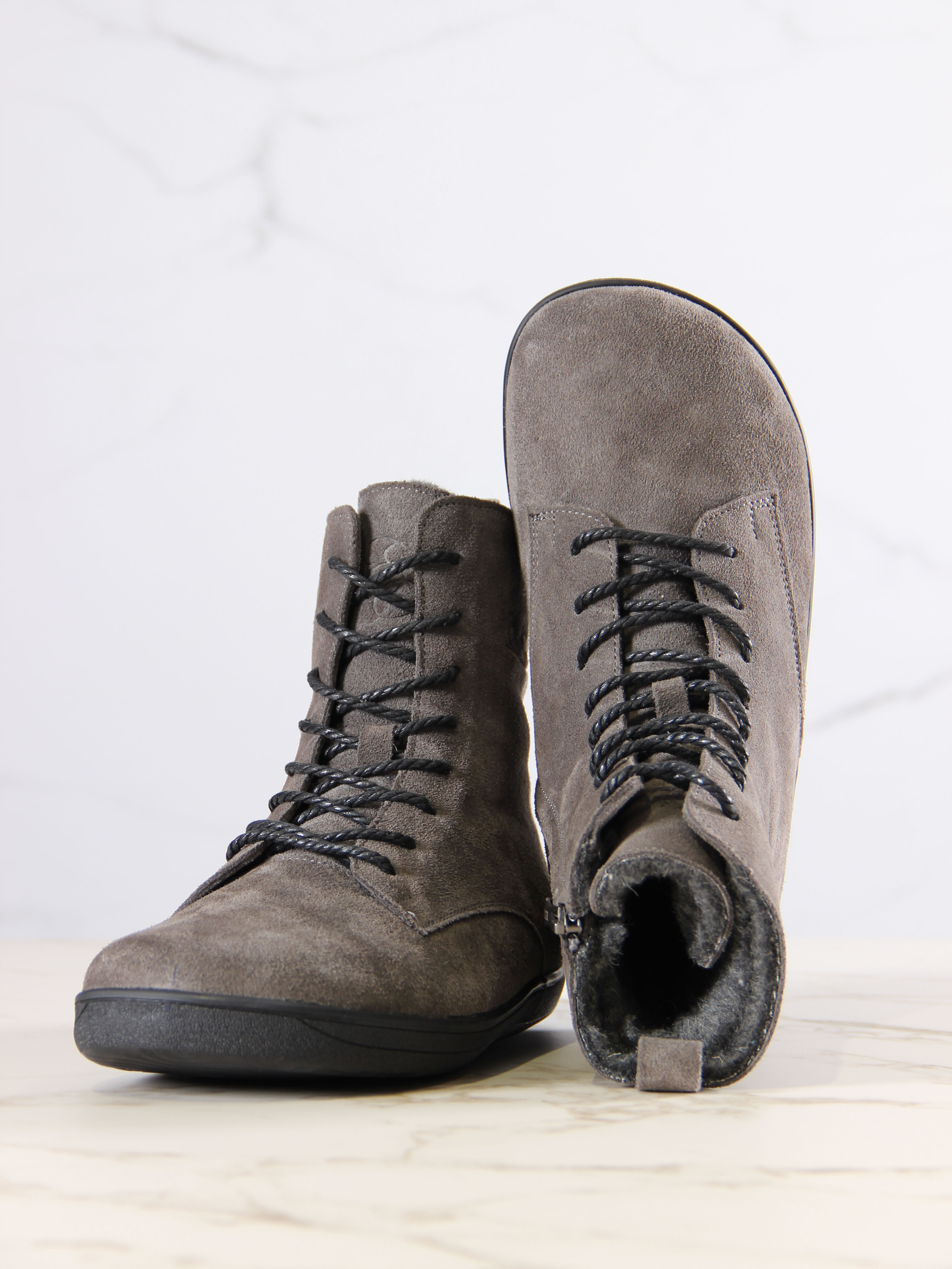 картинка Босоногие ботинки  ED'ART 351.NATA'bl.Серый замок замша от интернет магазина