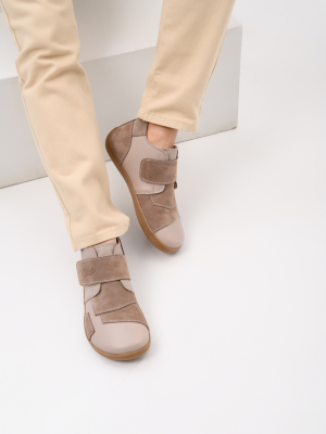 Ботинки босоногие на липучке