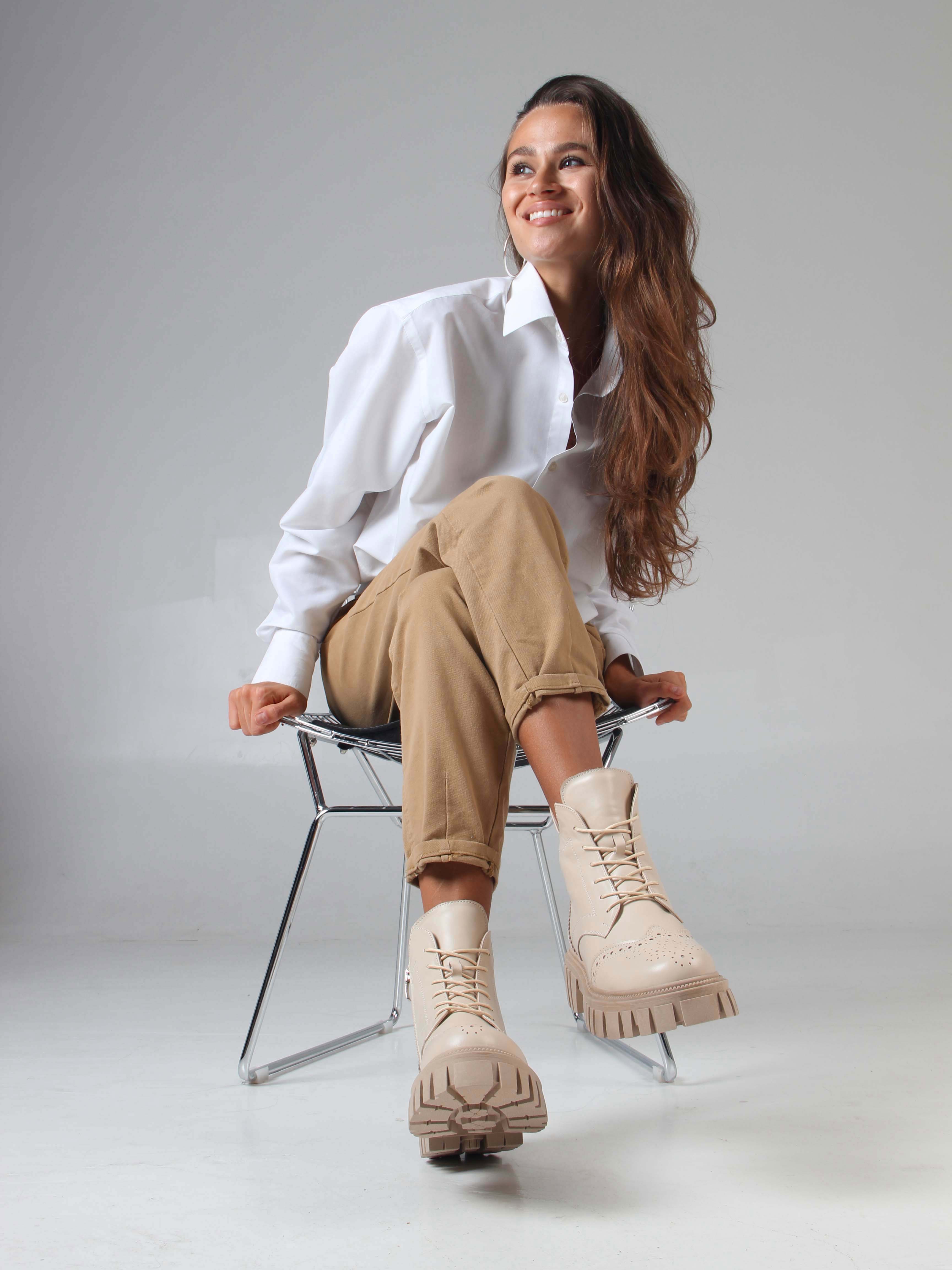 картинка Ботинки ED'ART 338.21153'be. beige от интернет магазина