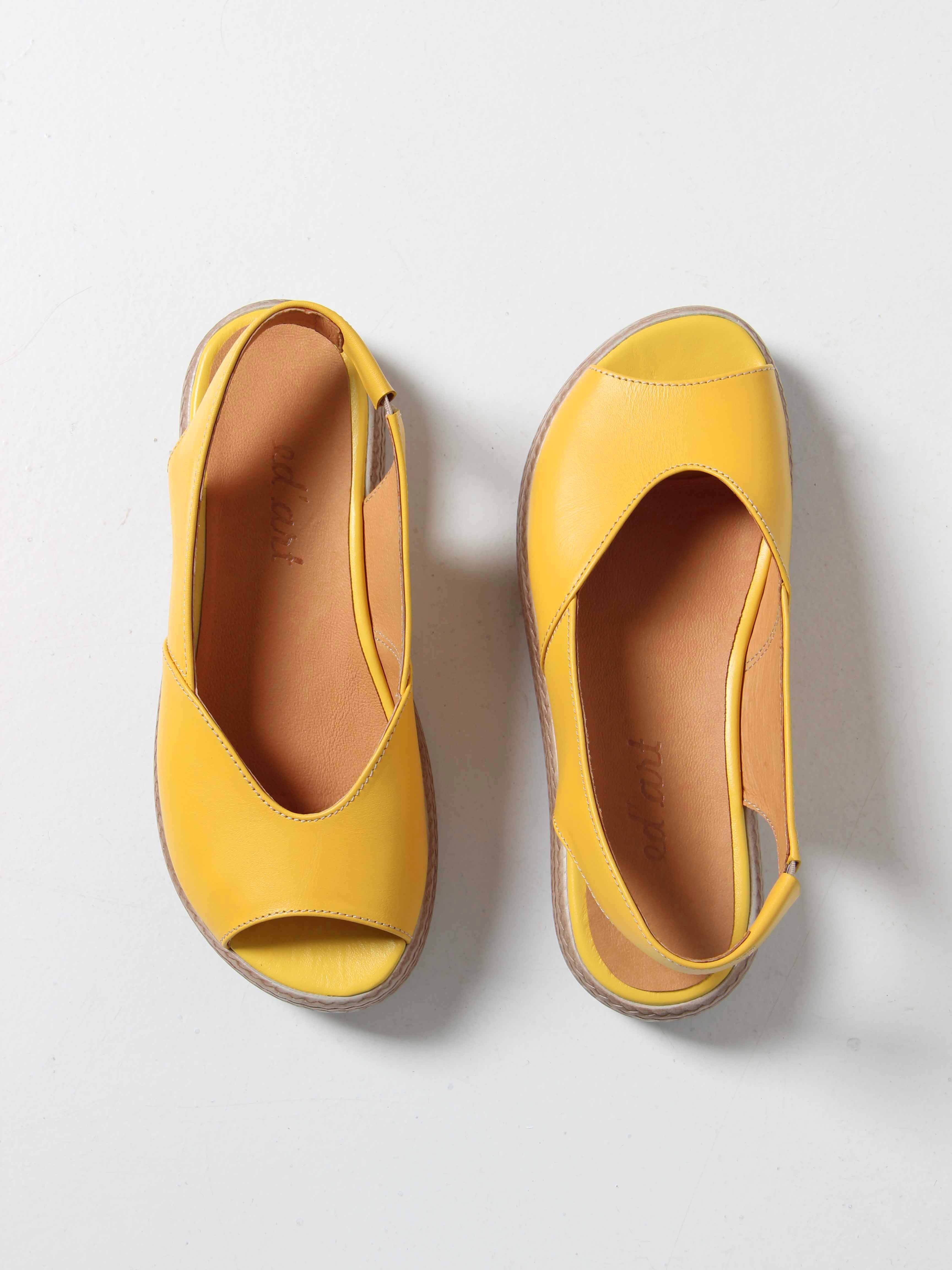 картинка Босоножки ED'ART 1042.2530'be. Желтый от интернет магазина