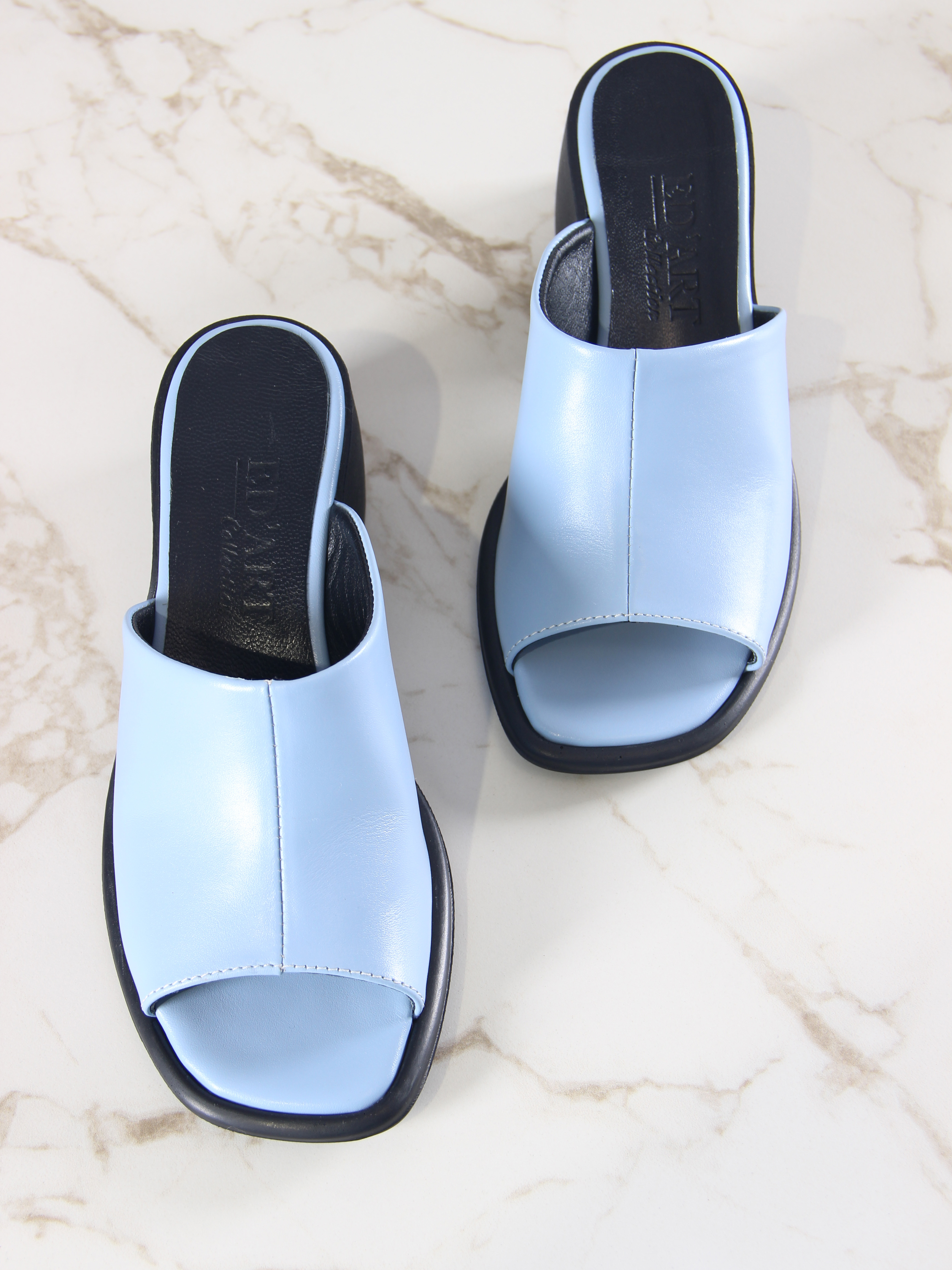 картинка Босоножки ED'ART 4012.23663'bl. Голубая виктория от интернет магазина