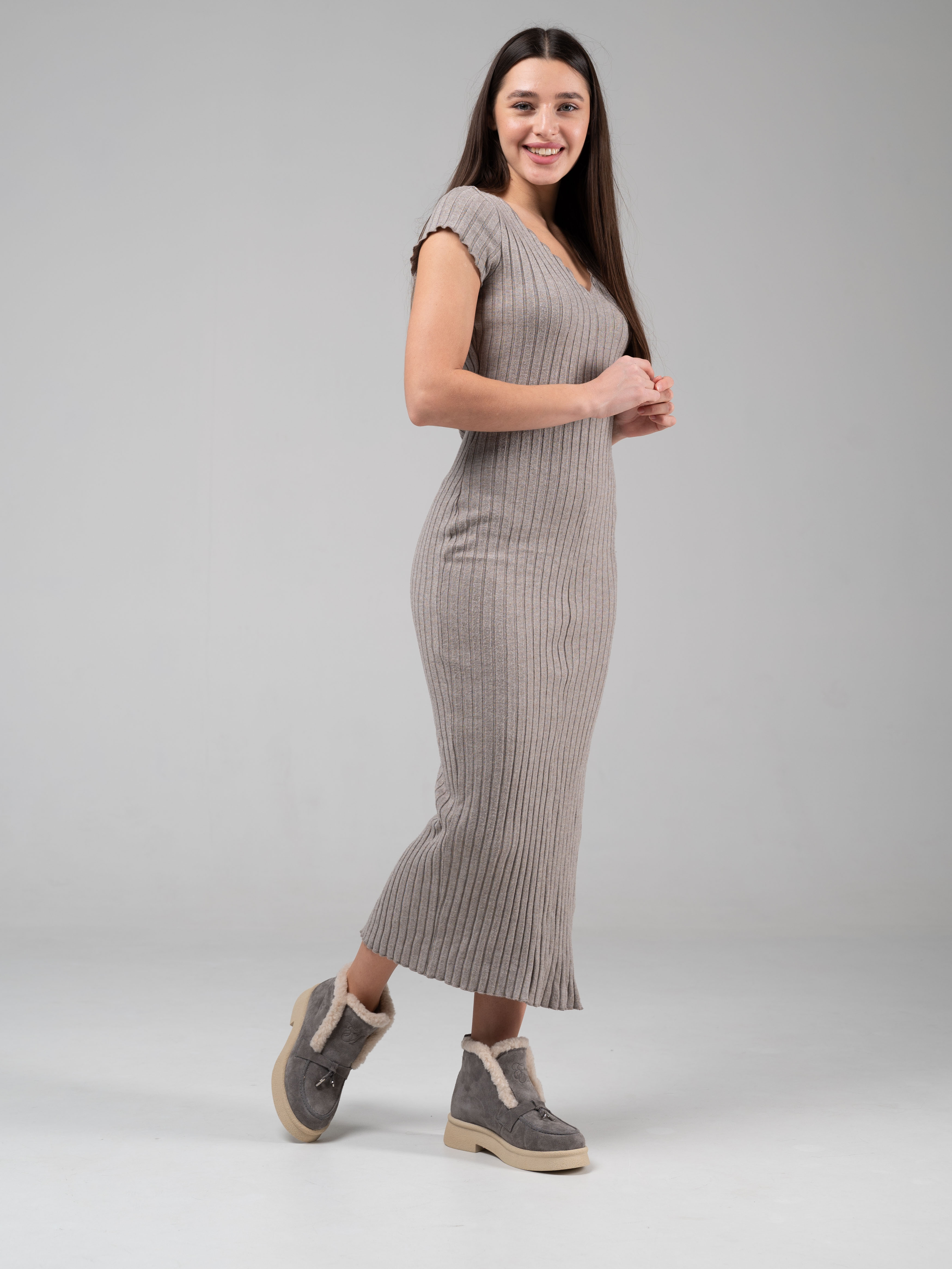 картинка Ботинки ED'ART 307.florida 'be. серый замок замша от интернет магазина