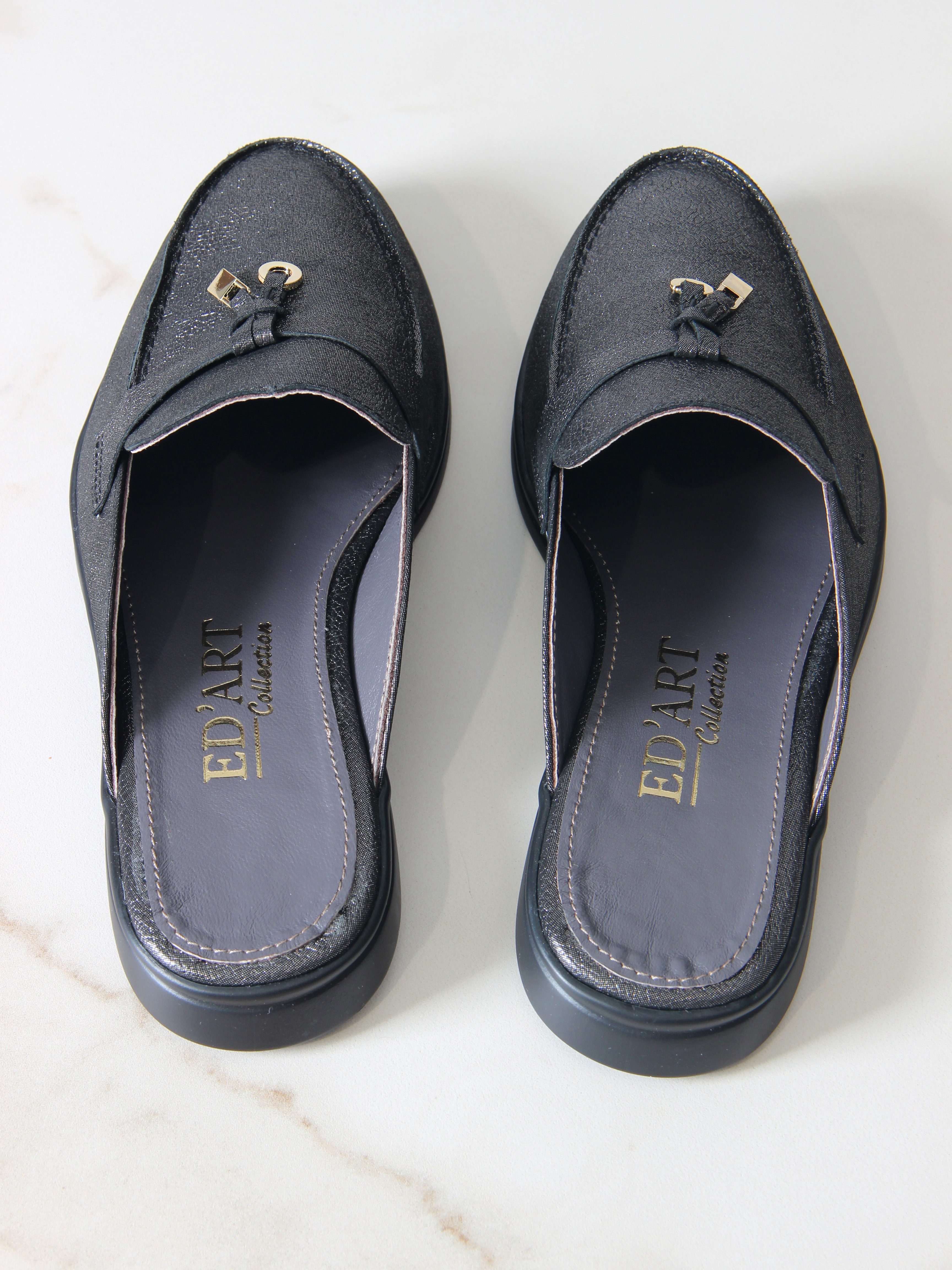 картинка Мюли ED'ART 1070.2614'bl. черный астана от интернет магазина