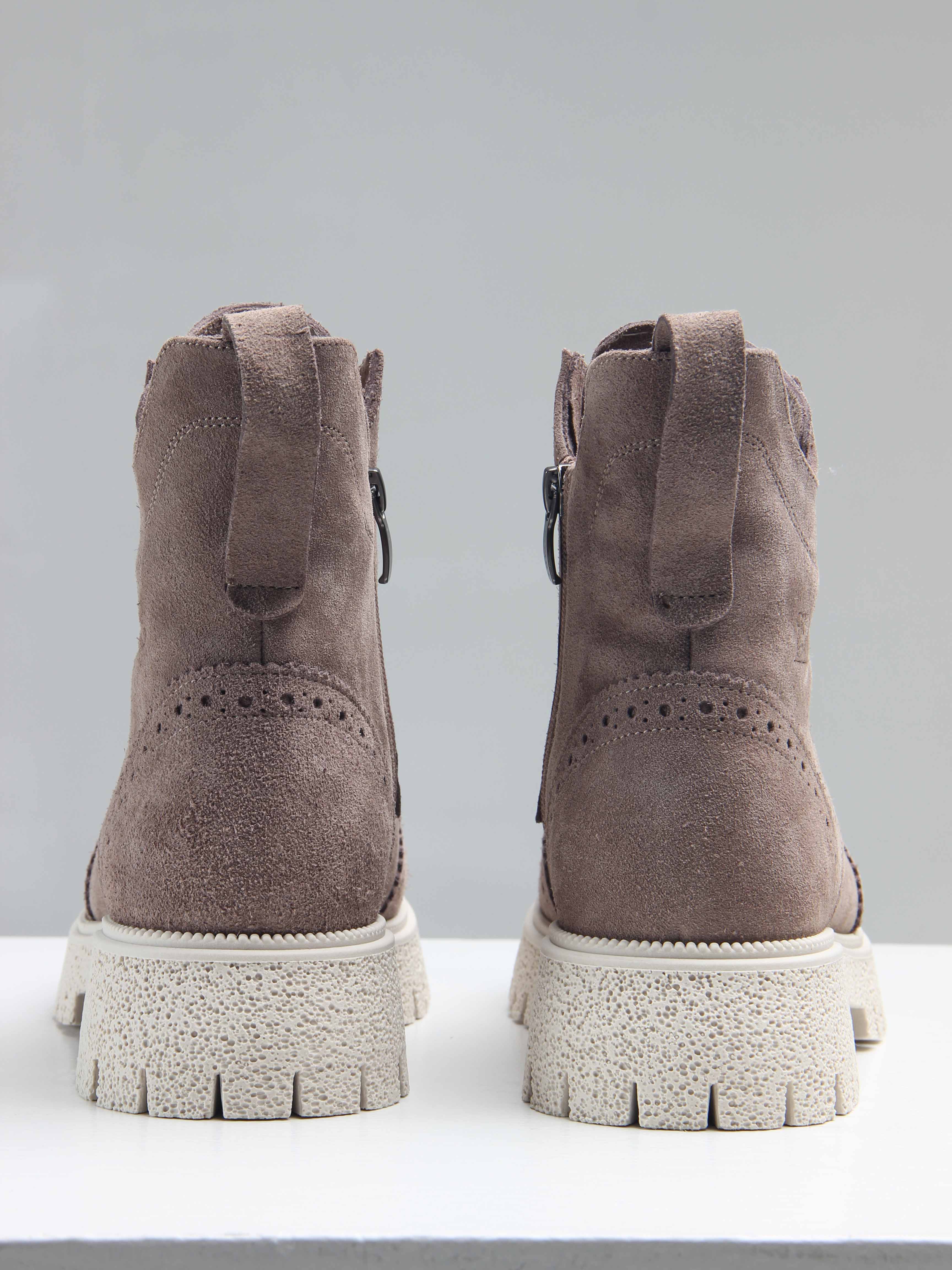 картинка Ботинки ED'ART 338.1541'be. капучино замша от интернет магазина