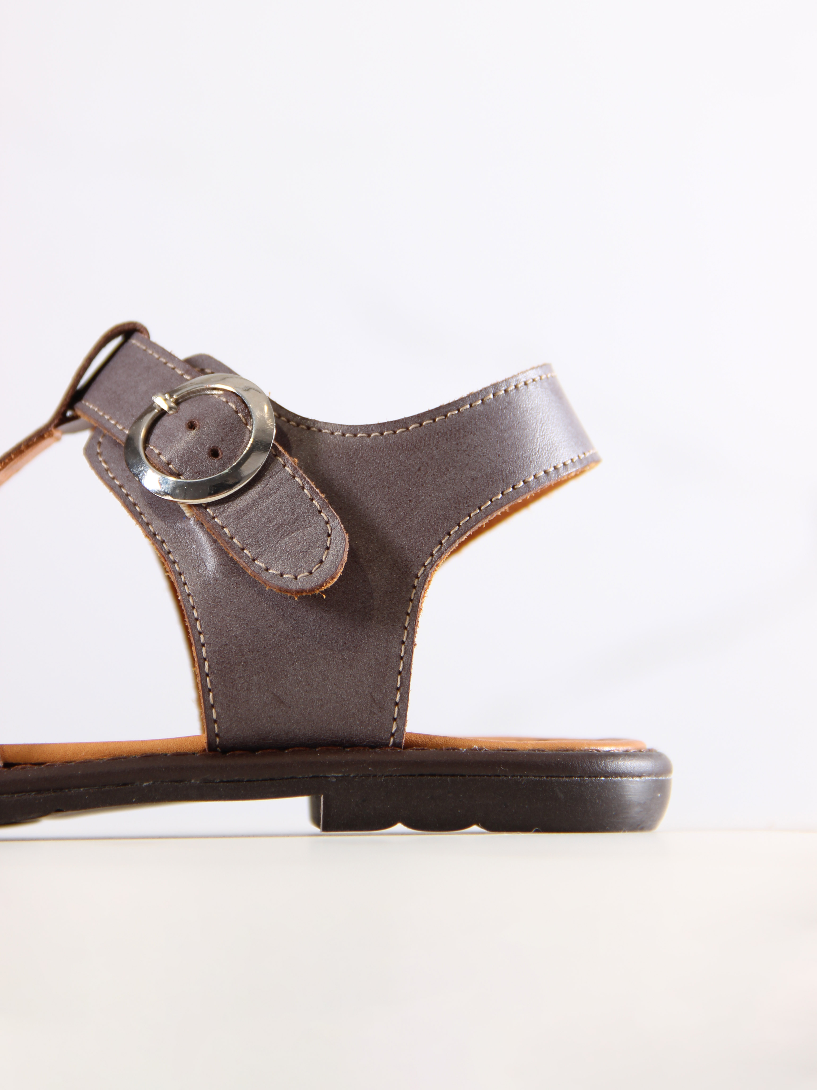 картинка Босоножки ED'ART 1035.подиум178'br.Вакса коричневый от интернет магазина