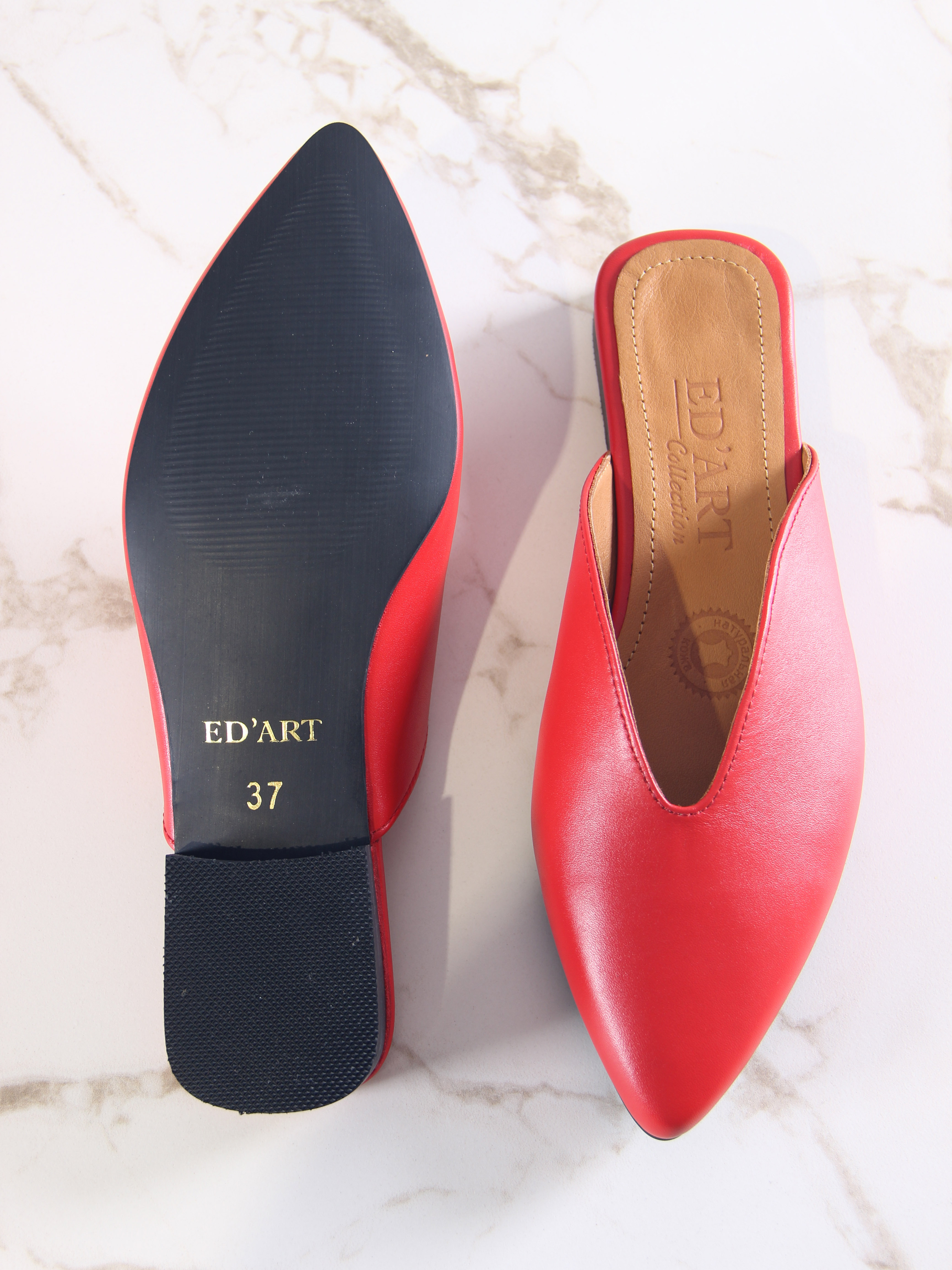 картинка Мюли ED'ART 1001.34104'bl. красный от интернет магазина