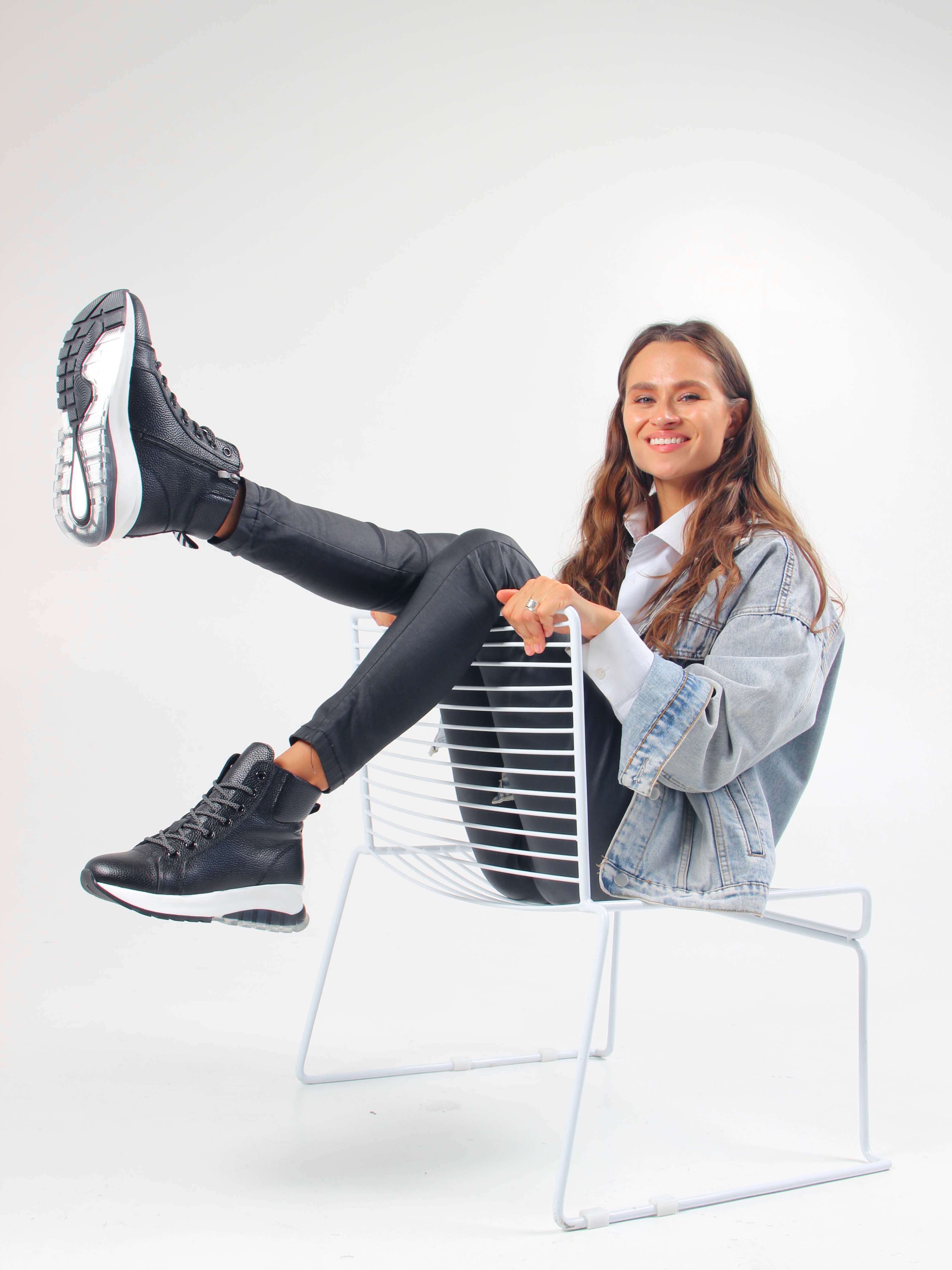 картинка Ботинки ED'ART 311.AVATAR'bl. Черный макс от интернет магазина