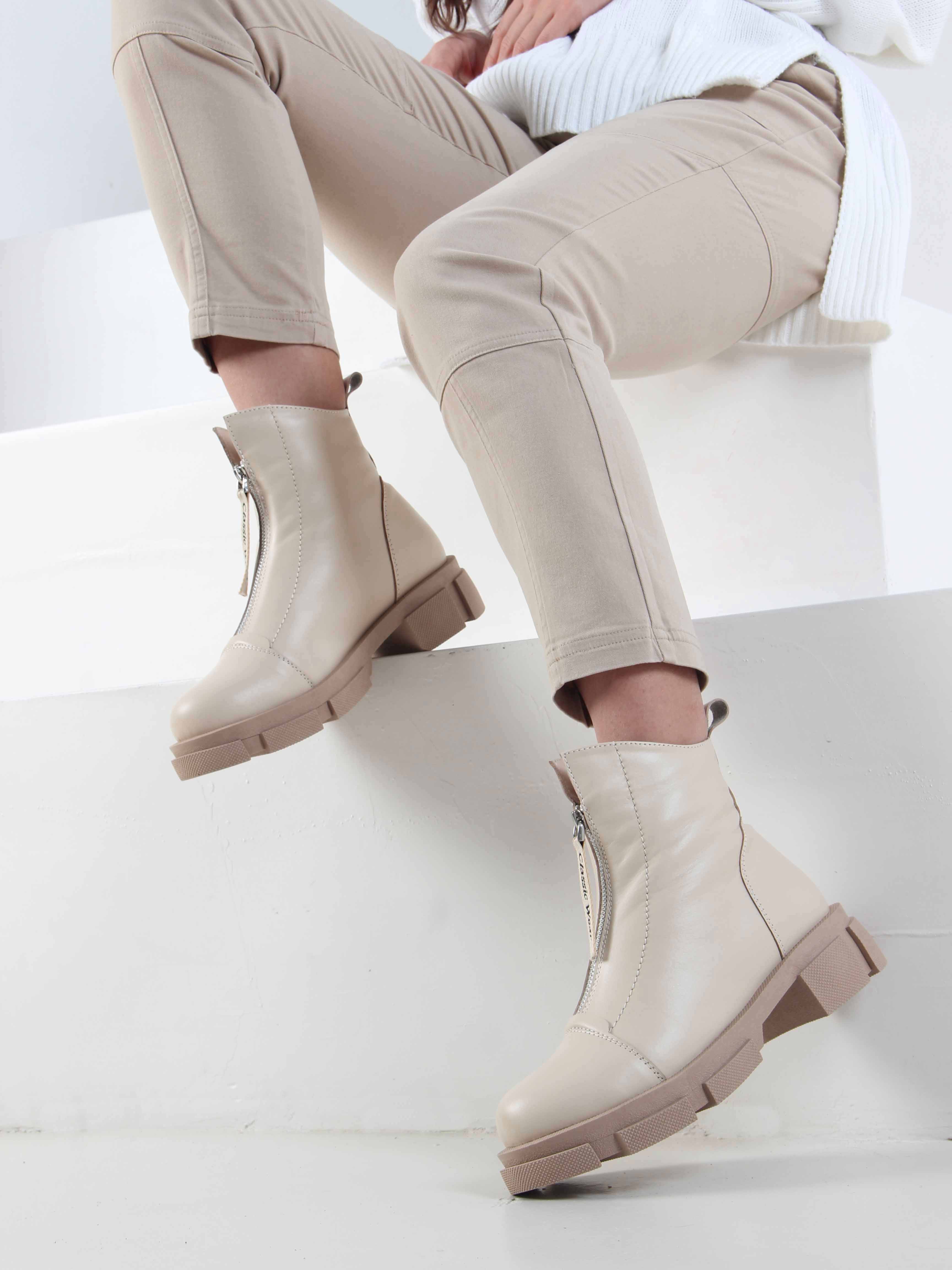 картинка Ботинки ED'ART 330.21074ka. Бежевый капучино от интернет магазина