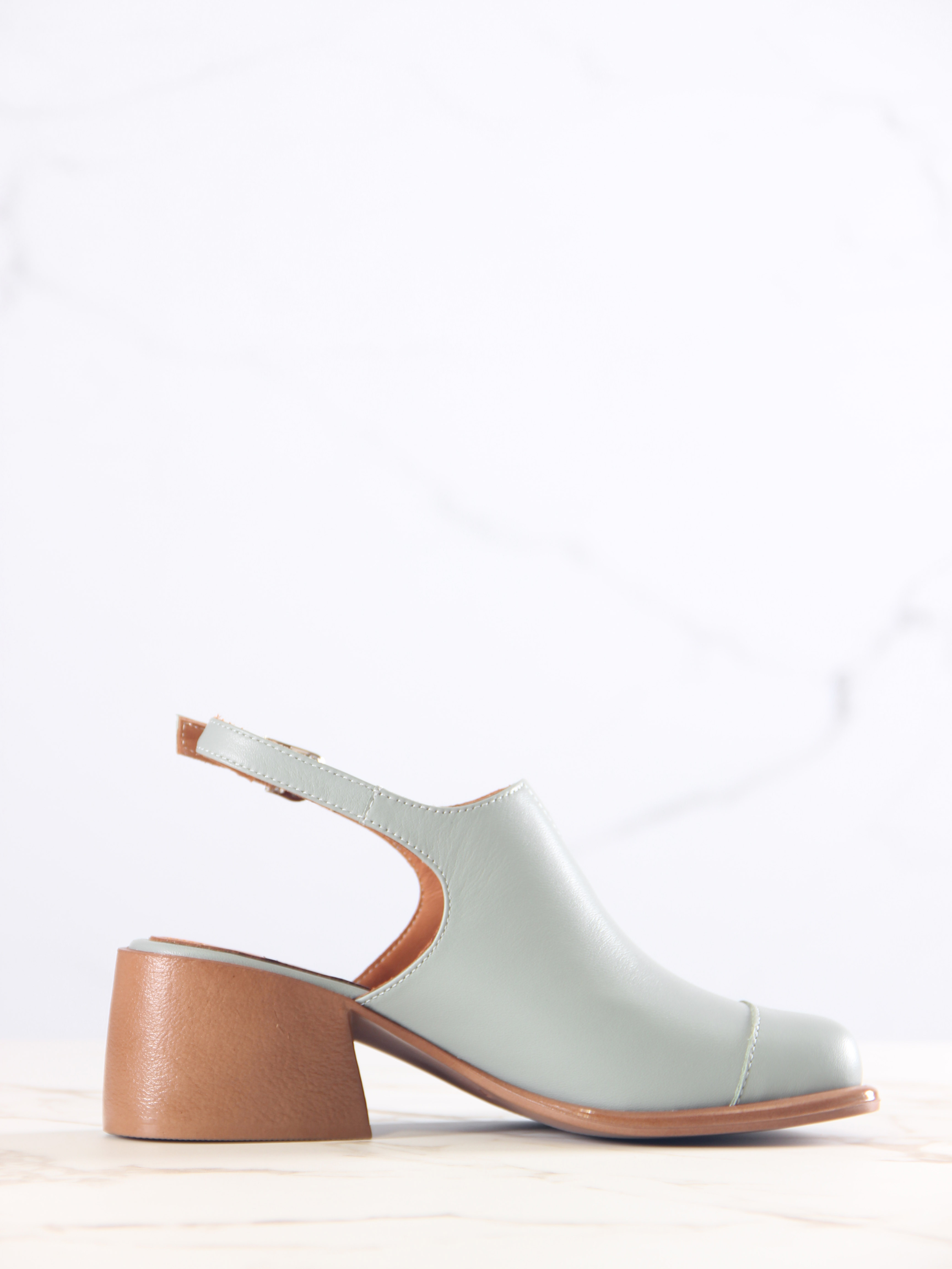 картинка Босоножки ED'ART 5133.23663'be. Авокадо лион+коричневый от интернет магазина