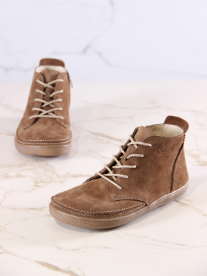 Босоногие ботинки  ED'ART 210.NATA'br.Серо-коричневая замша