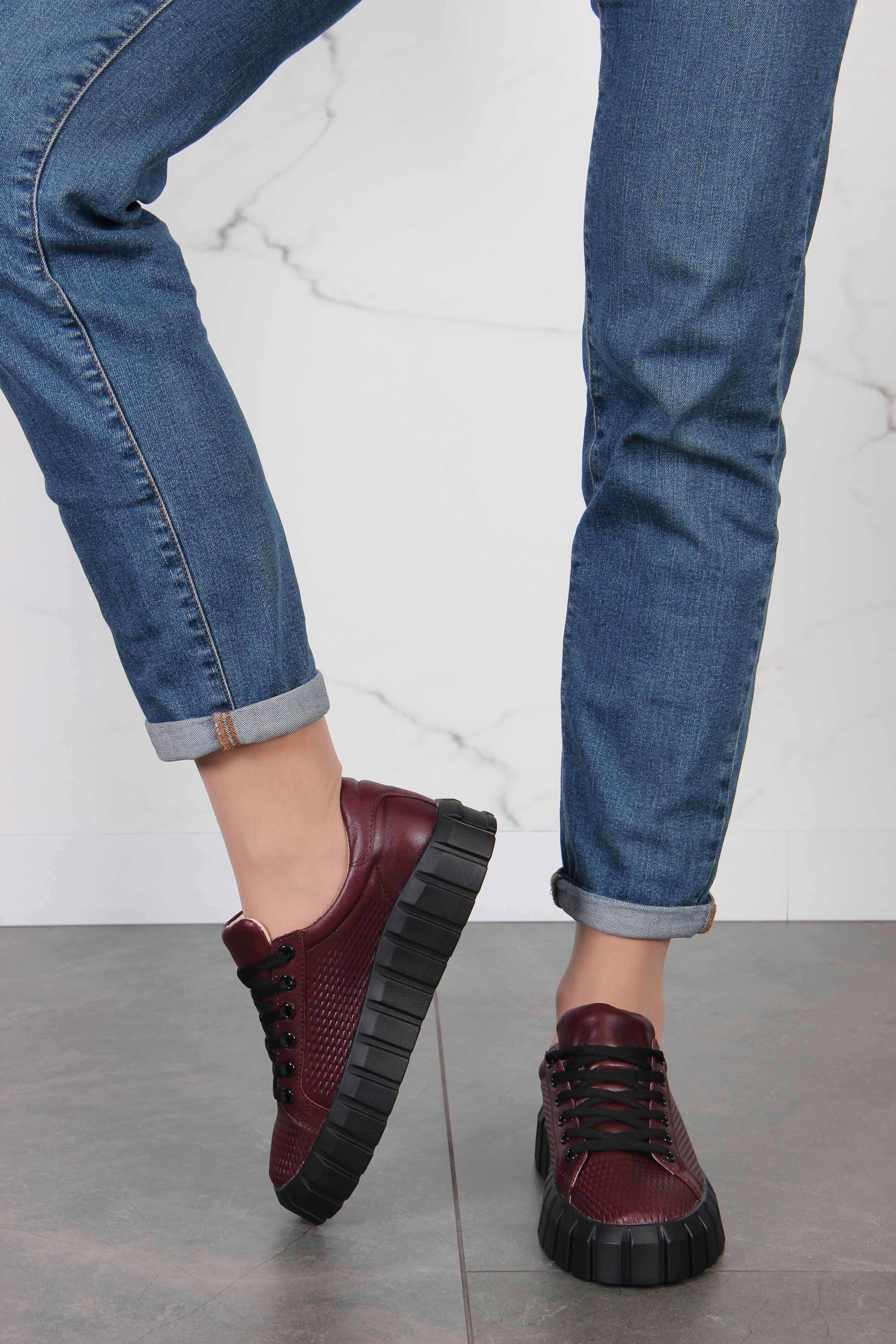 картинка Кеды ED'ART 127.91505'bl. Бордовый R от интернет магазина