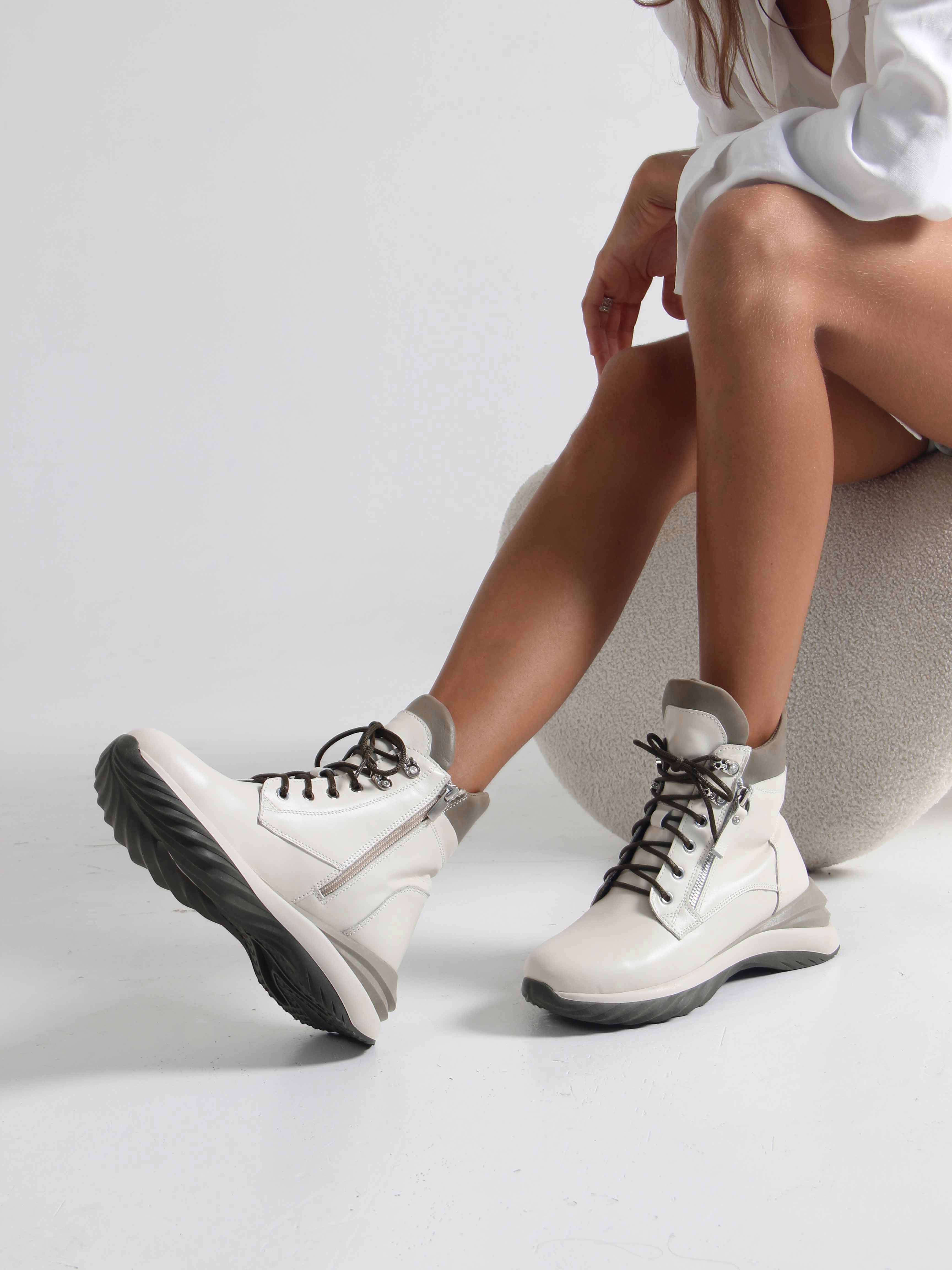 картинка Ботинки ED'ART 261.uno2'gr.Бежевый хаки от интернет магазина