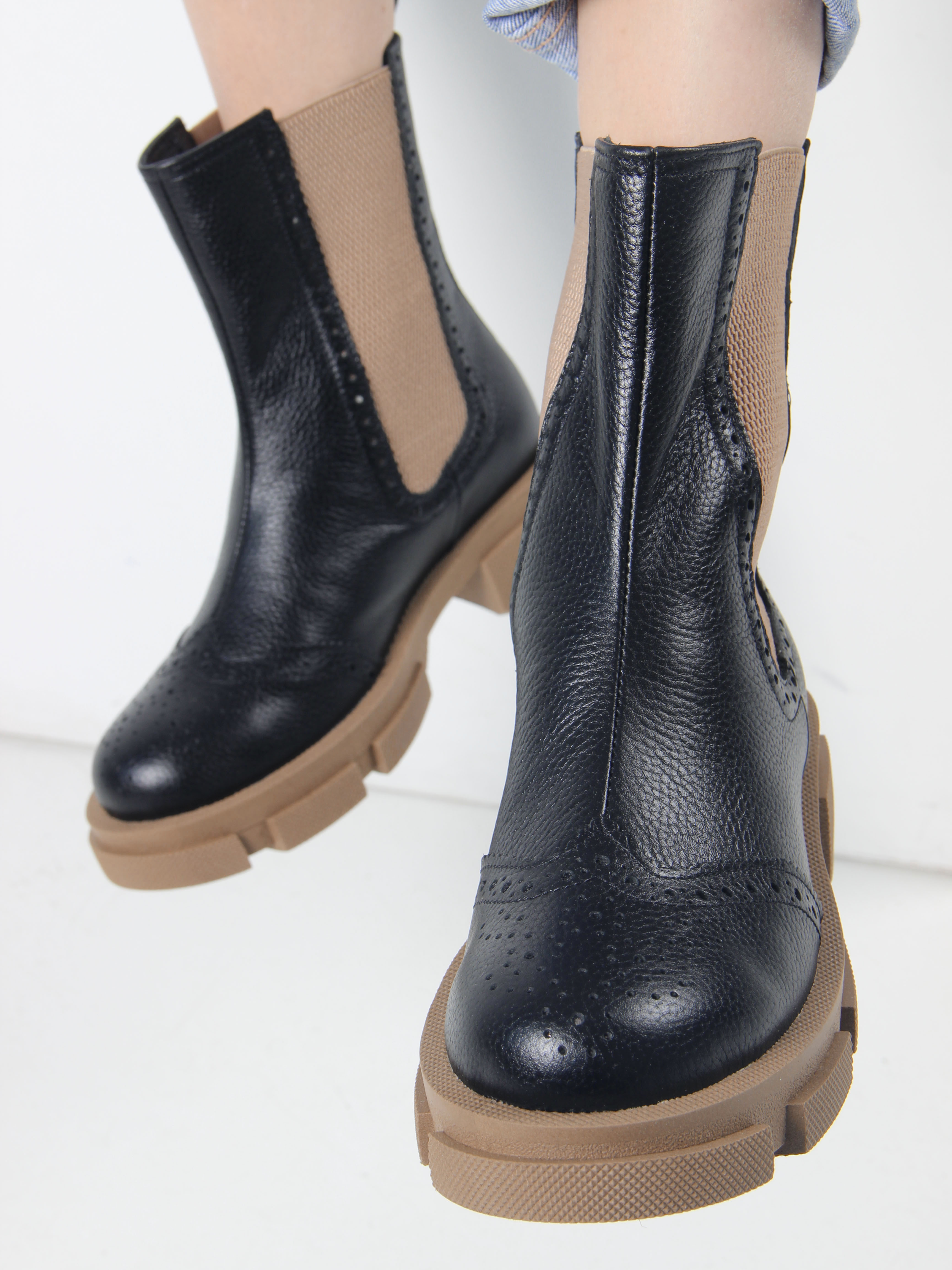 картинка Челси ED'ART 360.P.21074'nut. черный макс какао от интернет магазина