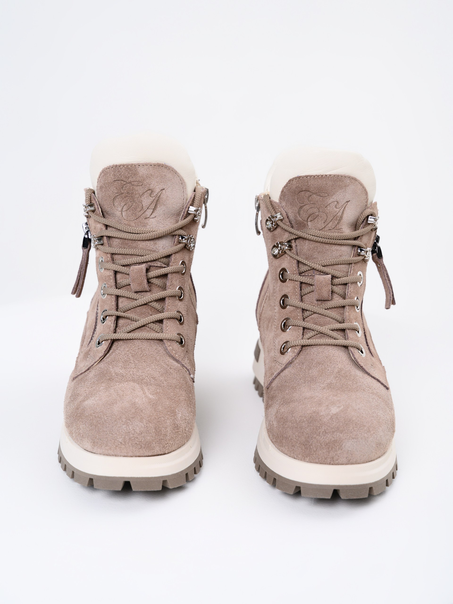 картинка Ботинки ED'ART 261.uno9'br. Капучино замша+бежевый от интернет магазина