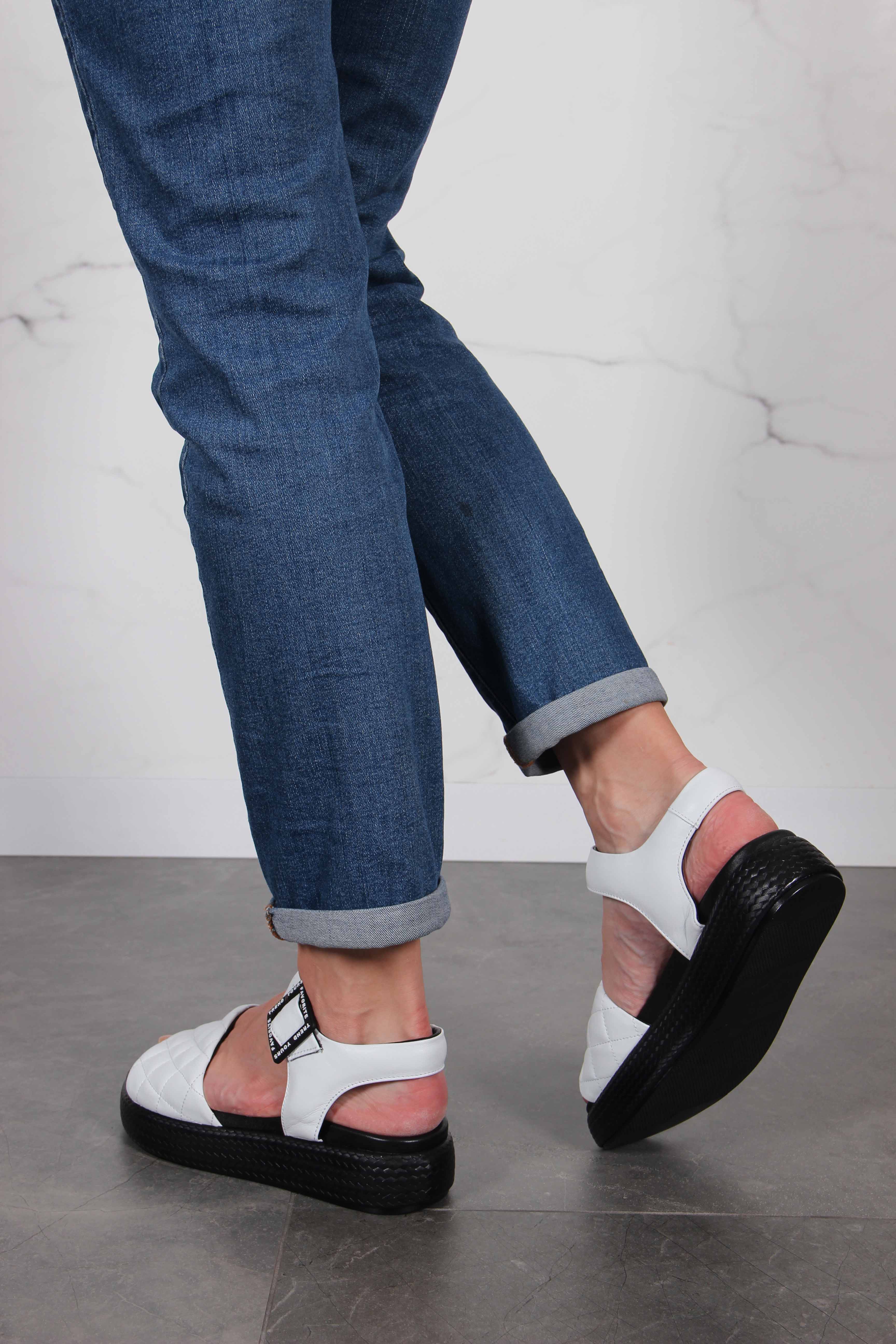 картинка Босоножки ED'ART 1028.2530'bl.белый от интернет магазина