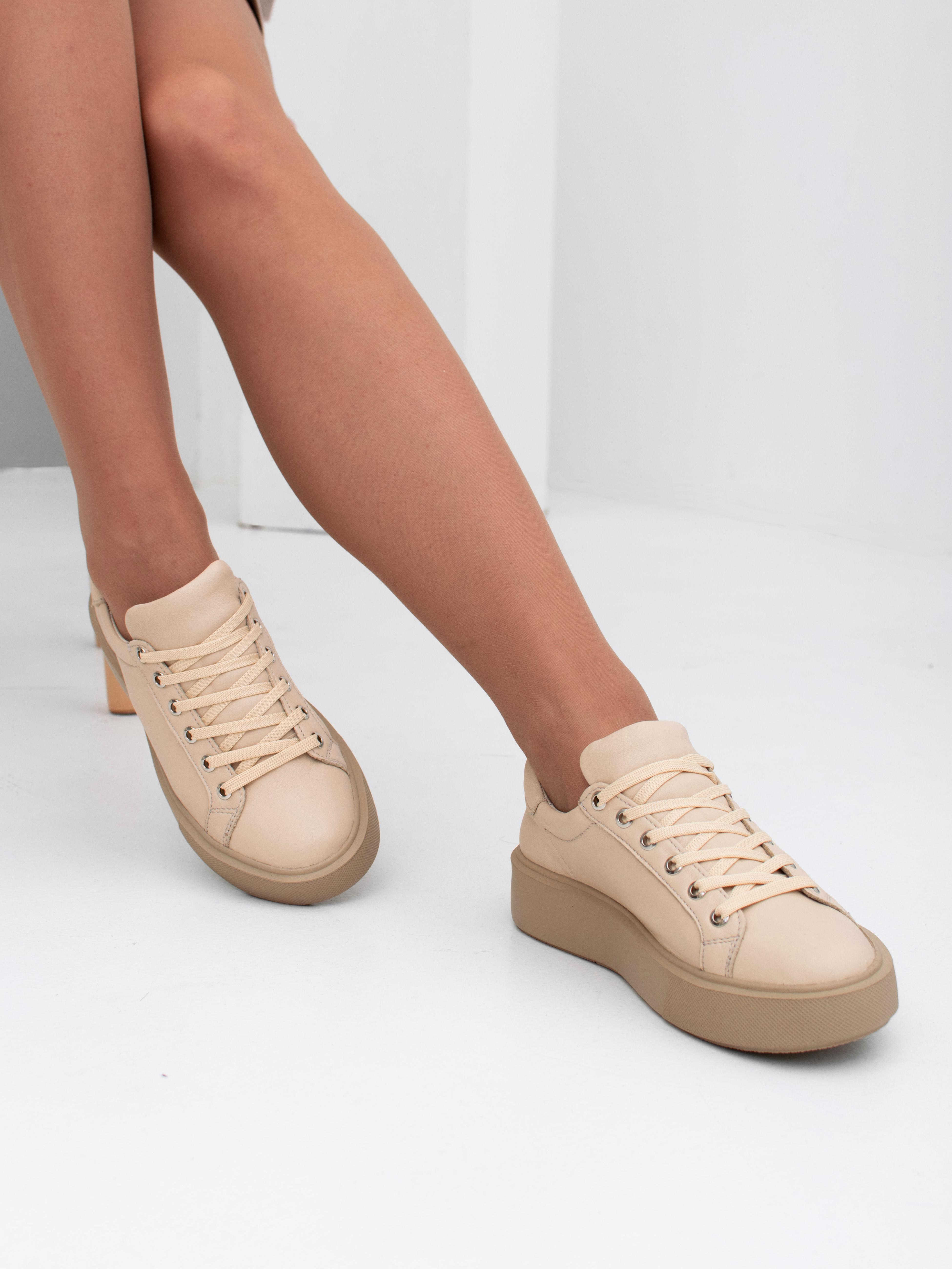 картинка Кеды ED'ART 128.Mikki'bе.Бежевый от интернет магазина