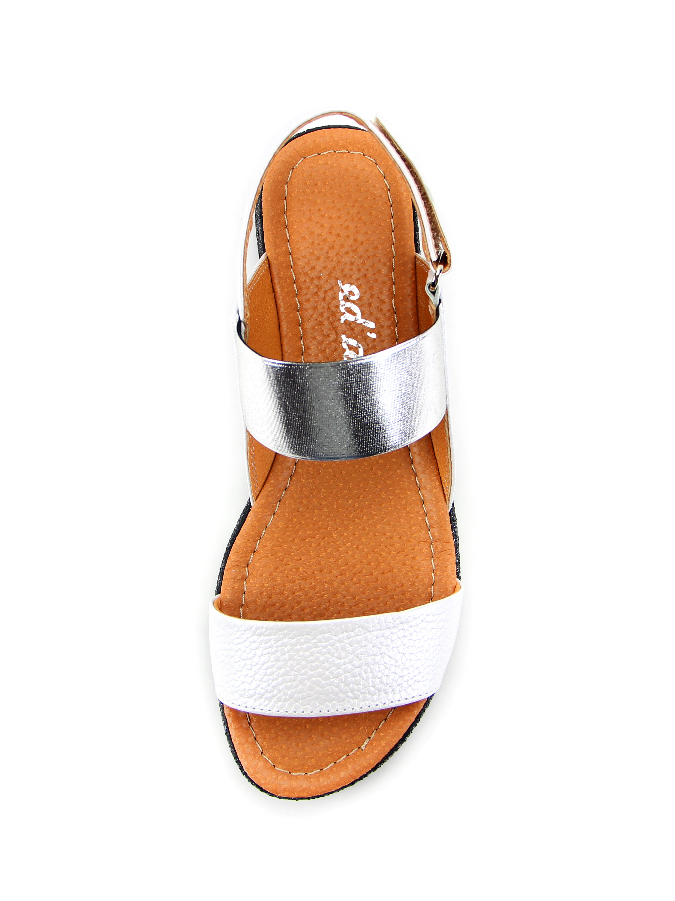 картинка Босоножки ED'ART 2021.159'bl. белый макс R от интернет магазина