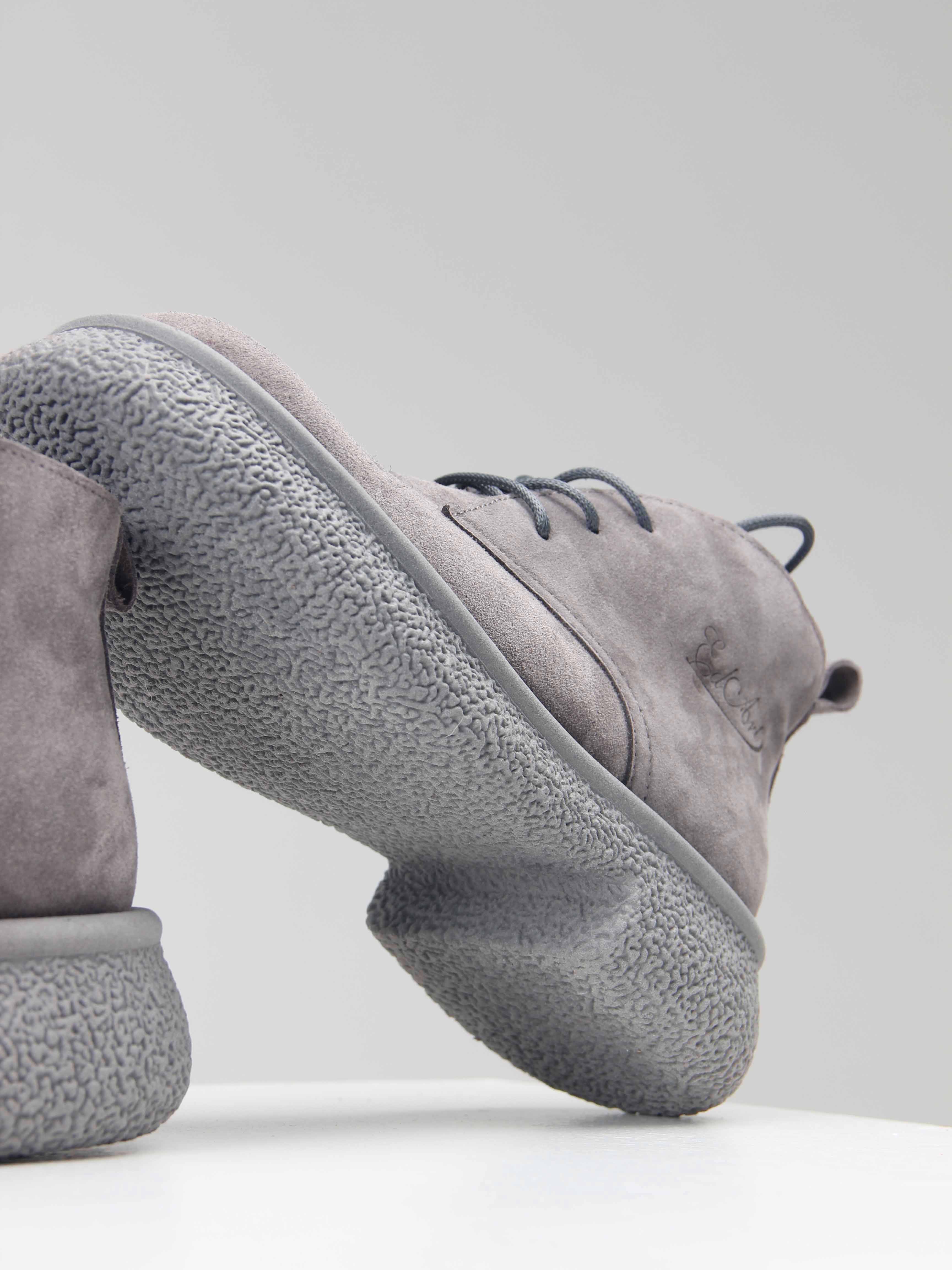 картинка Ботинки ED'ART 308.агата' gr. серый замок замша б от интернет магазина