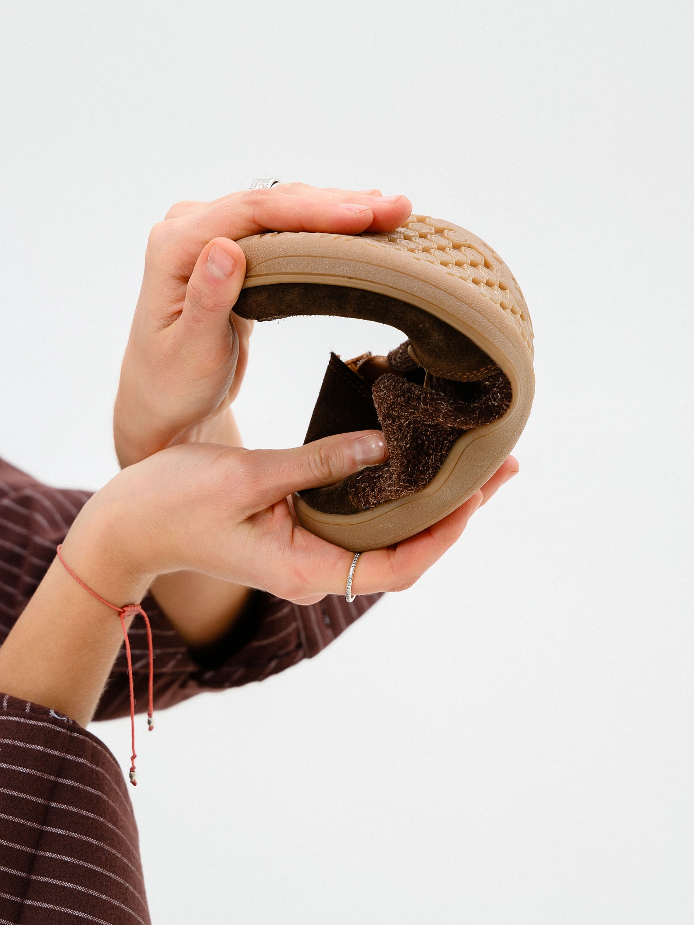 картинка Босоногие туфли ED'ART 188.nata'br.Коричневый джангл+коричневая замша от интернет магазина