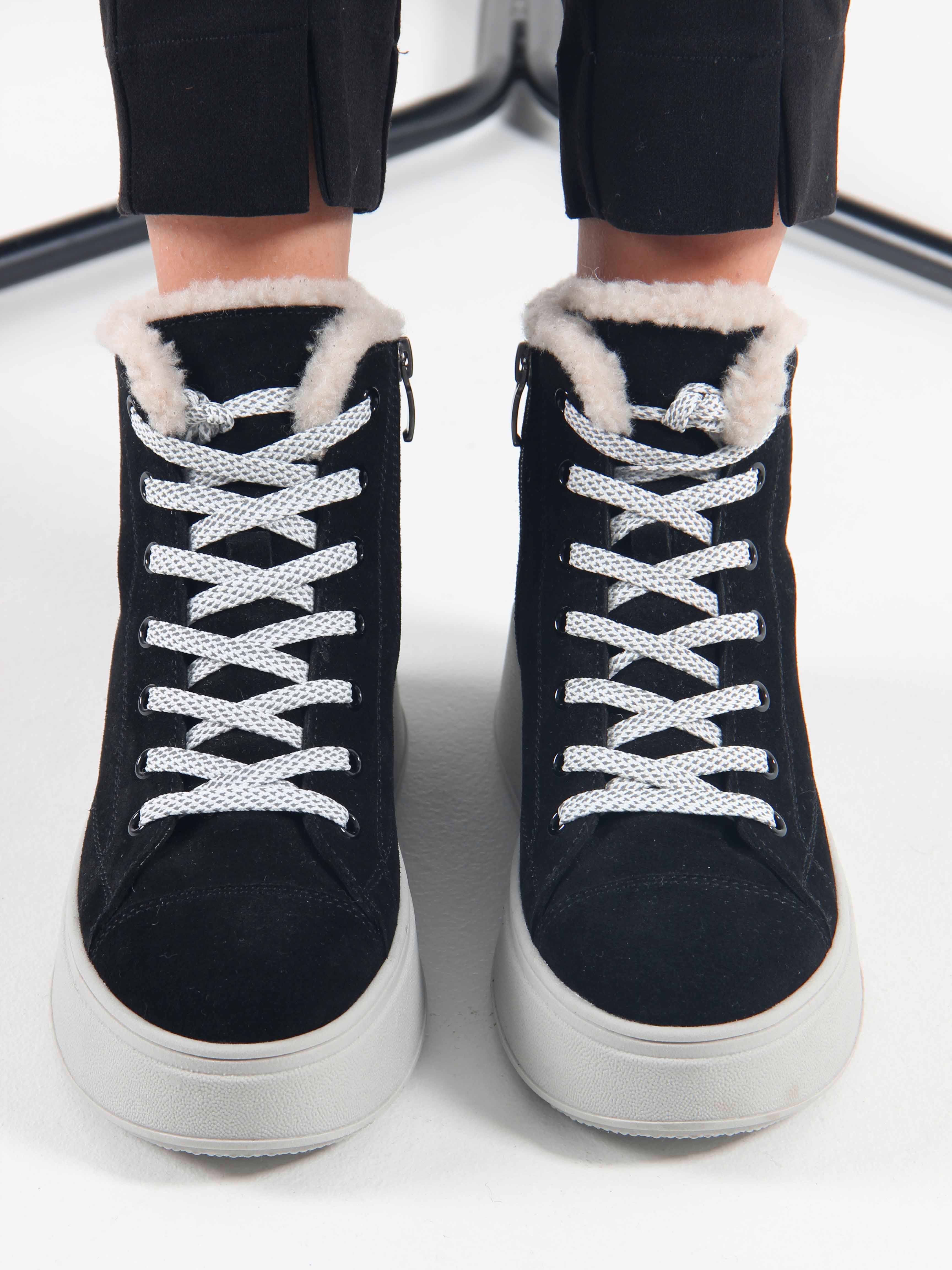 картинка Ботинки ED'ART 217.ALTA'gr. черный замша R от интернет магазина